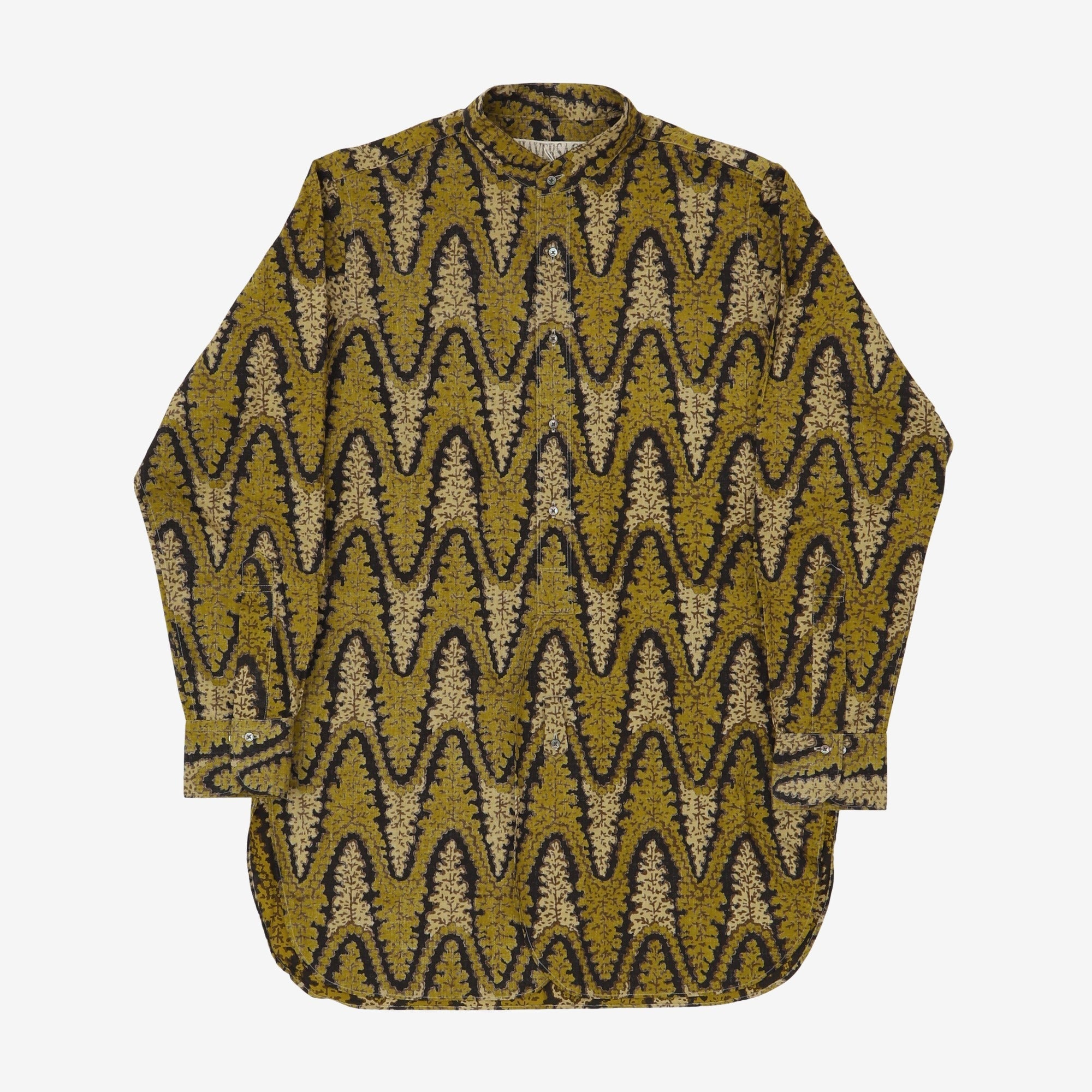Leaf Print Long Shirt