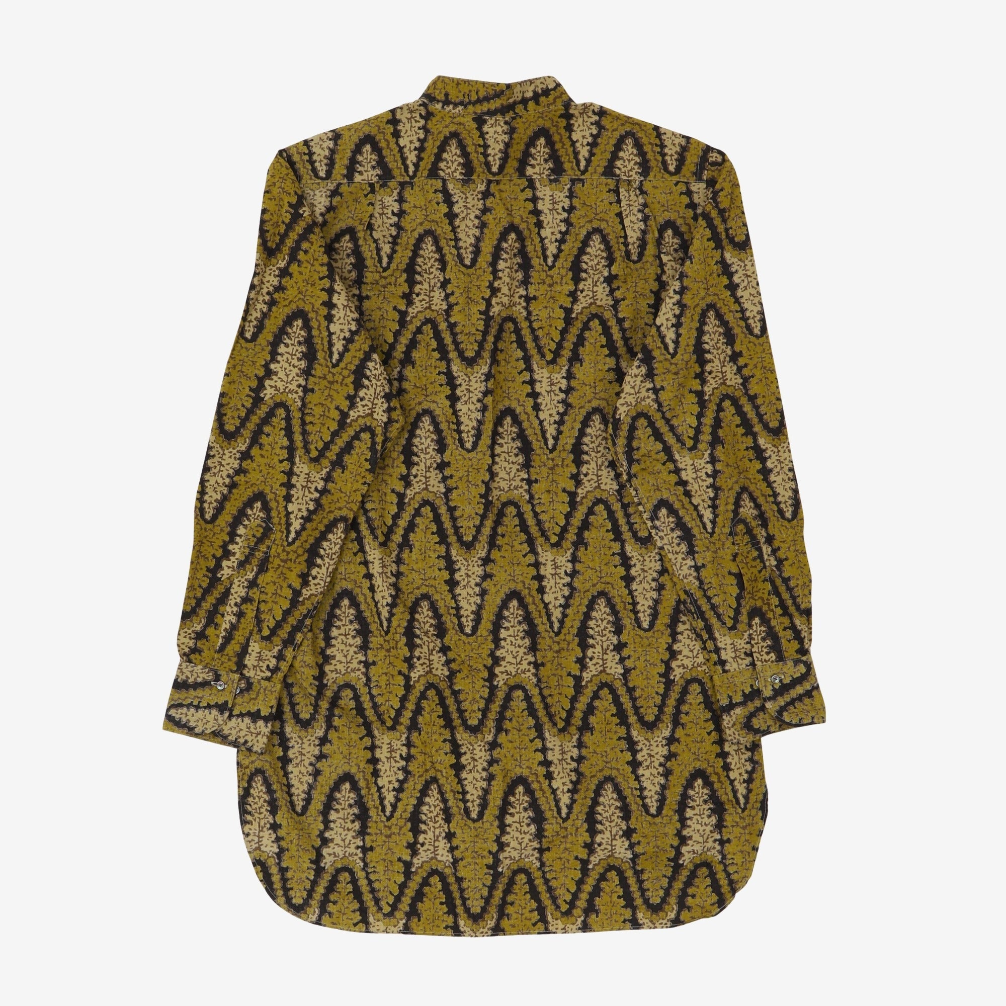 Leaf Print Long Shirt