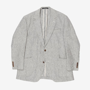 Striped Linen Blazer
