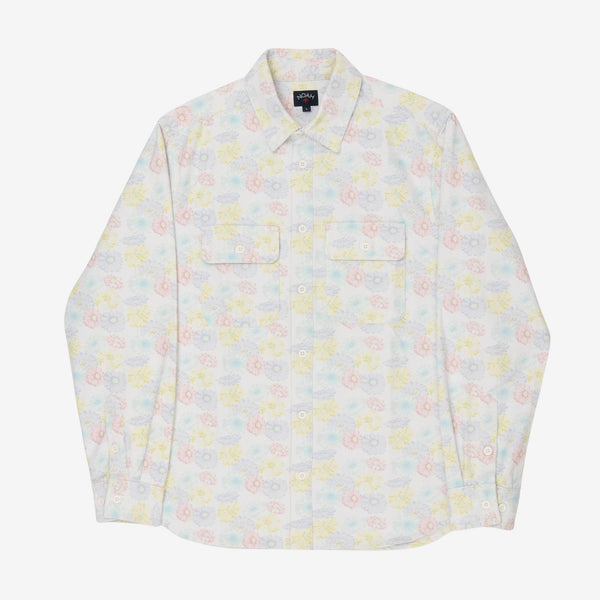 トップス NOAH Floral Print Work Shirt Ssize Noah Floral Print Work Shirt – Marrkt
