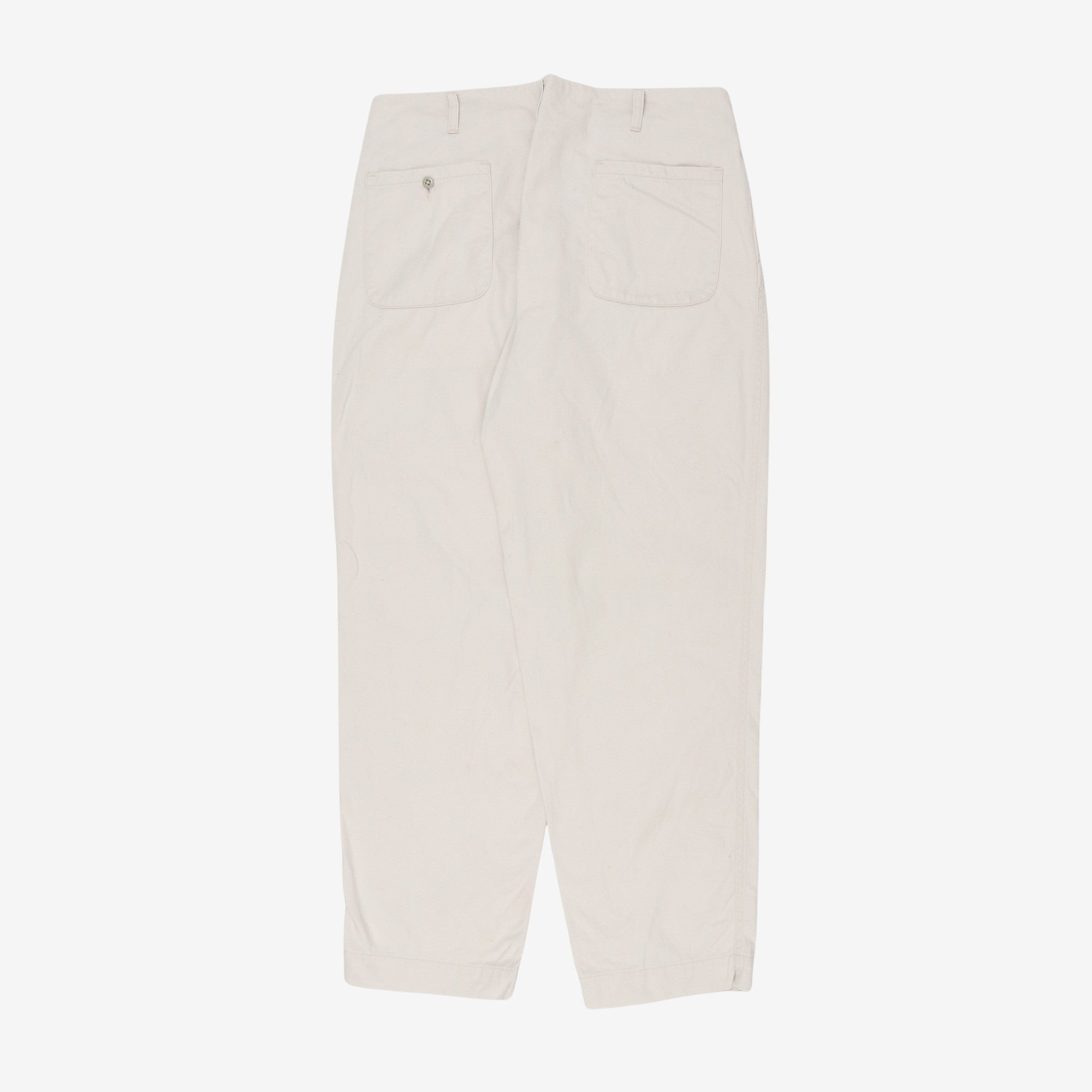 C1950 Peg Top Chino Trousers (34W x 30L)