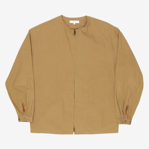 Cotton Round Neck Zip Jacket