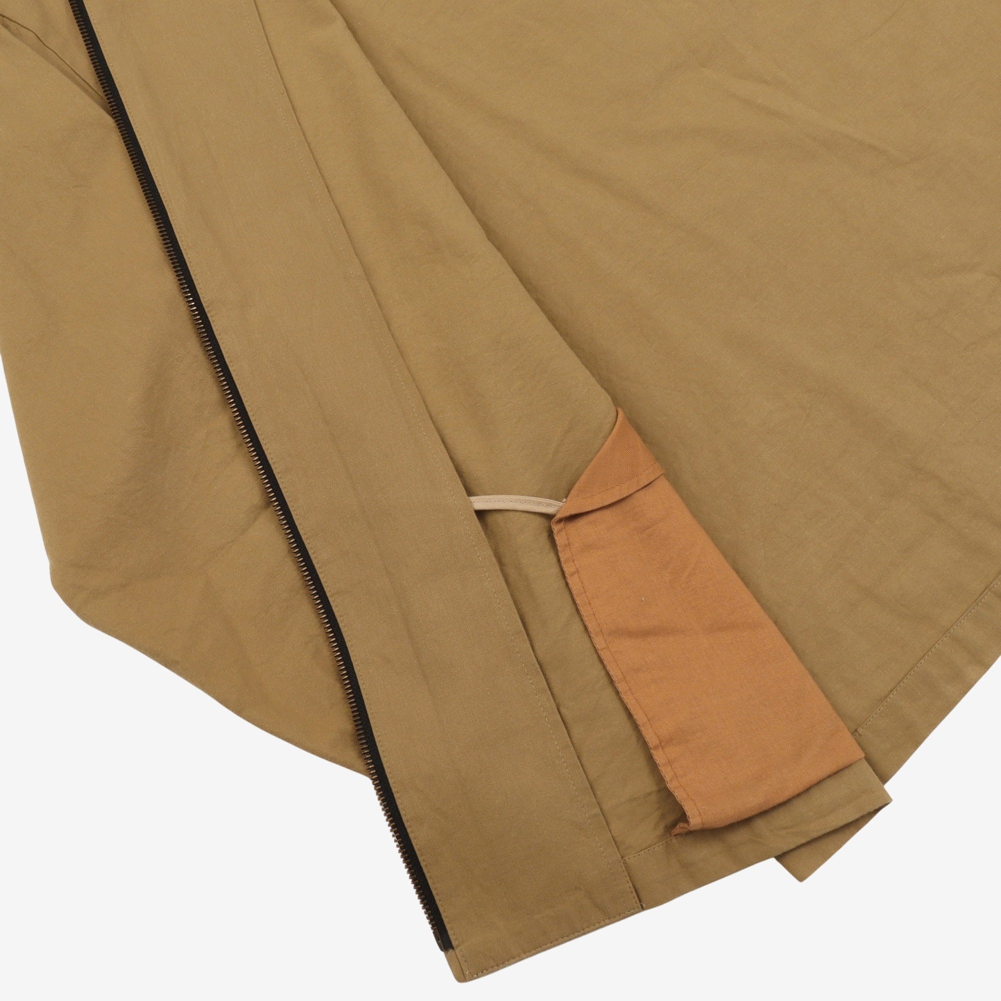 Cotton Round Neck Zip Jacket
