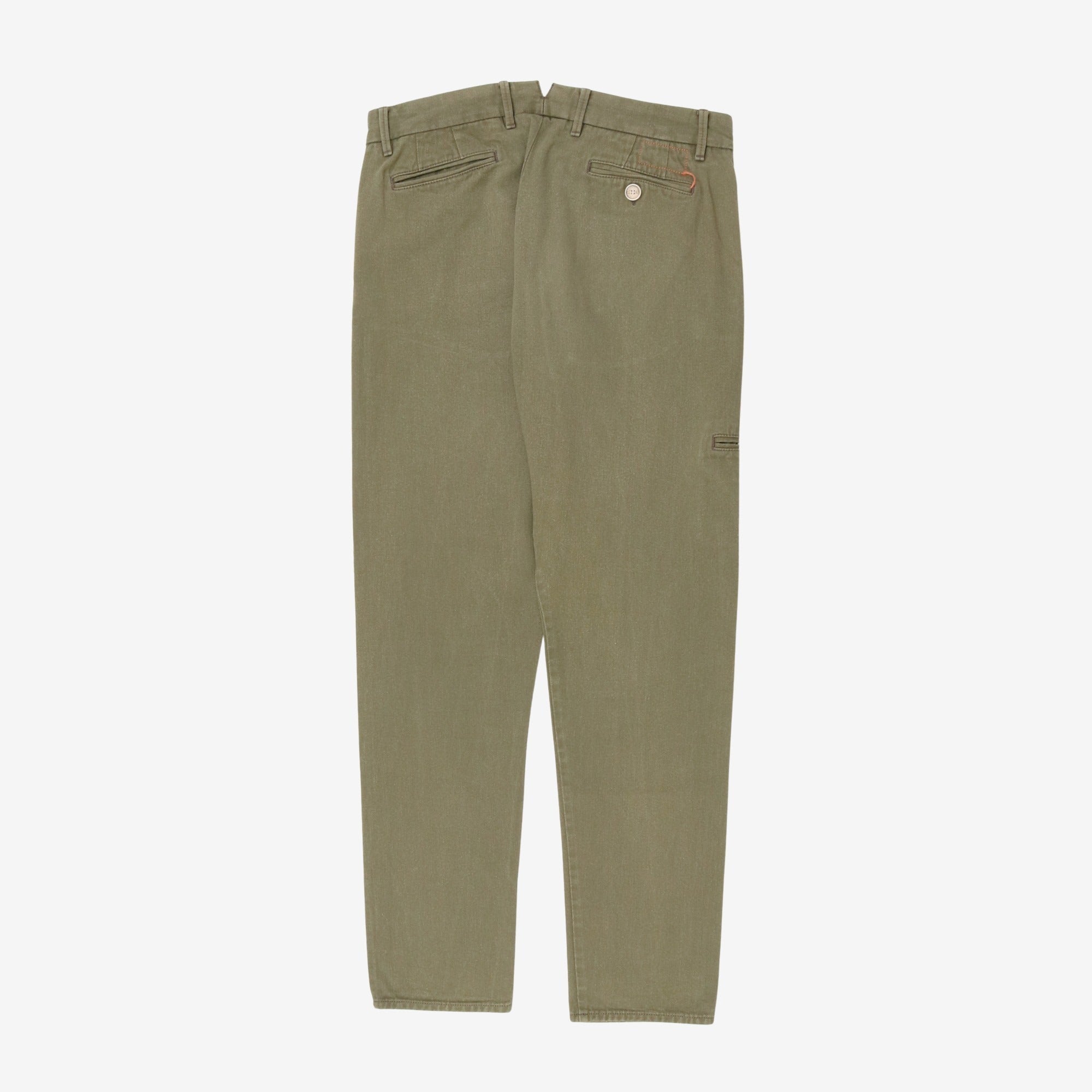 Pleated Twill Pant