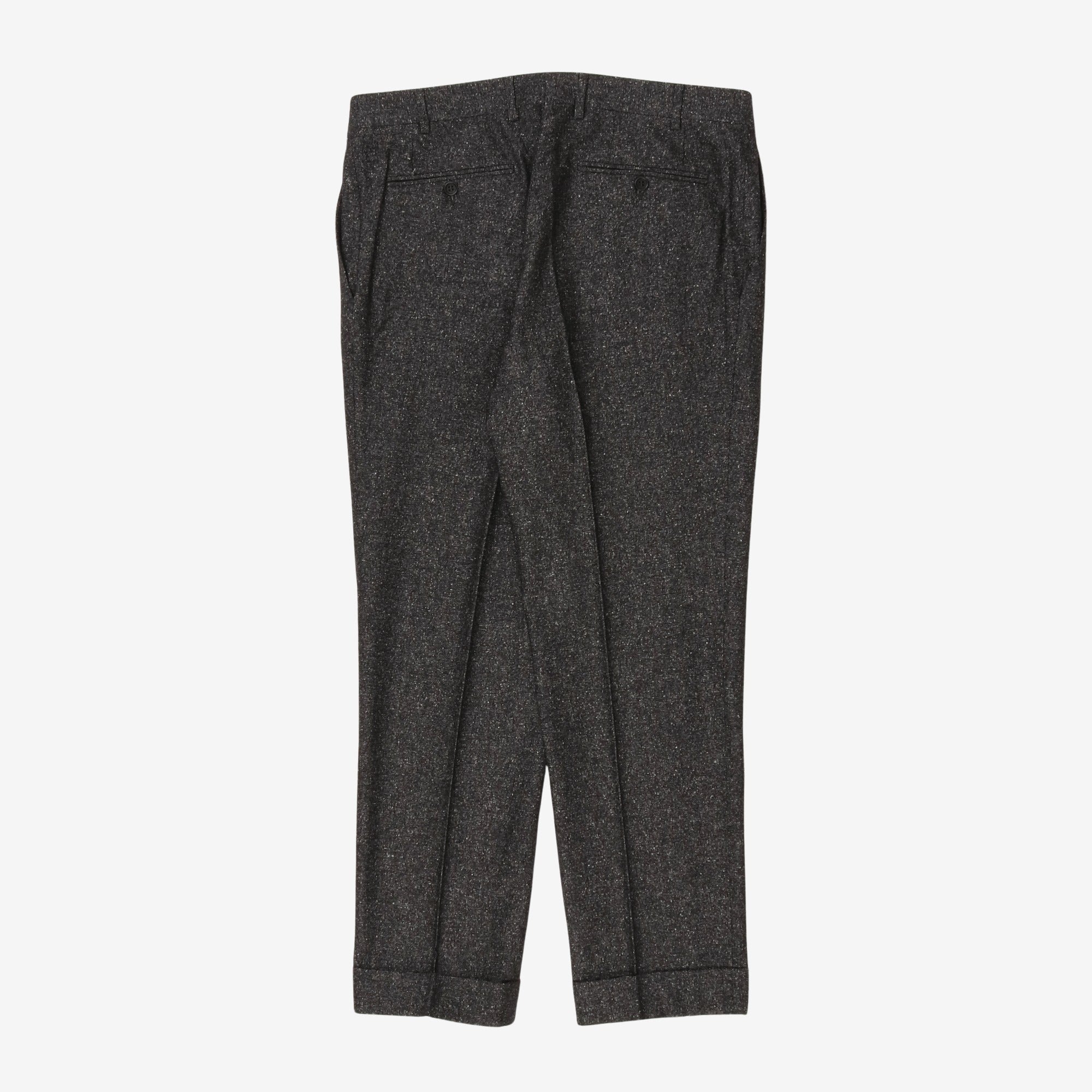 Wool Pleated Trouser