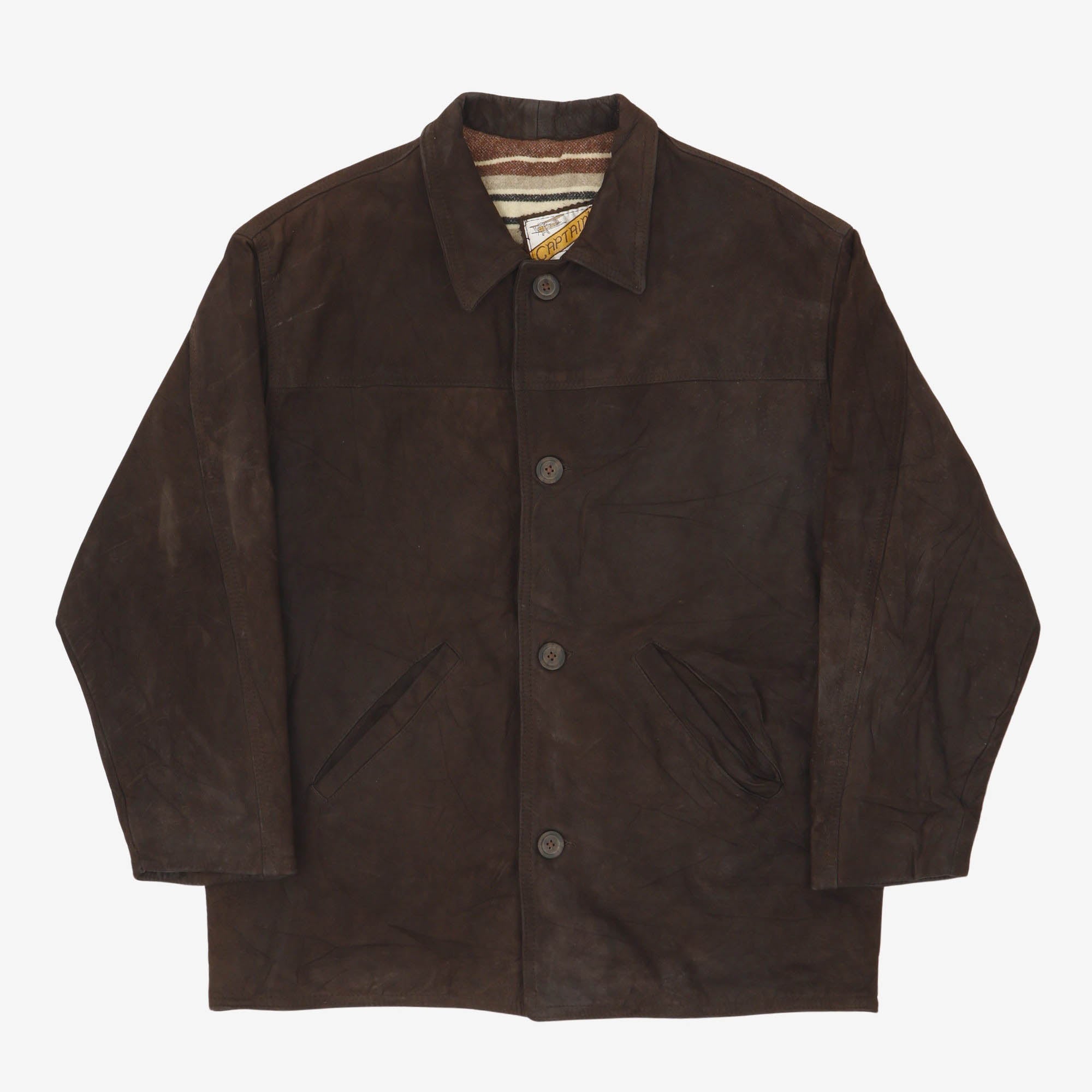 Leather Fireman Jacket (Captain G)