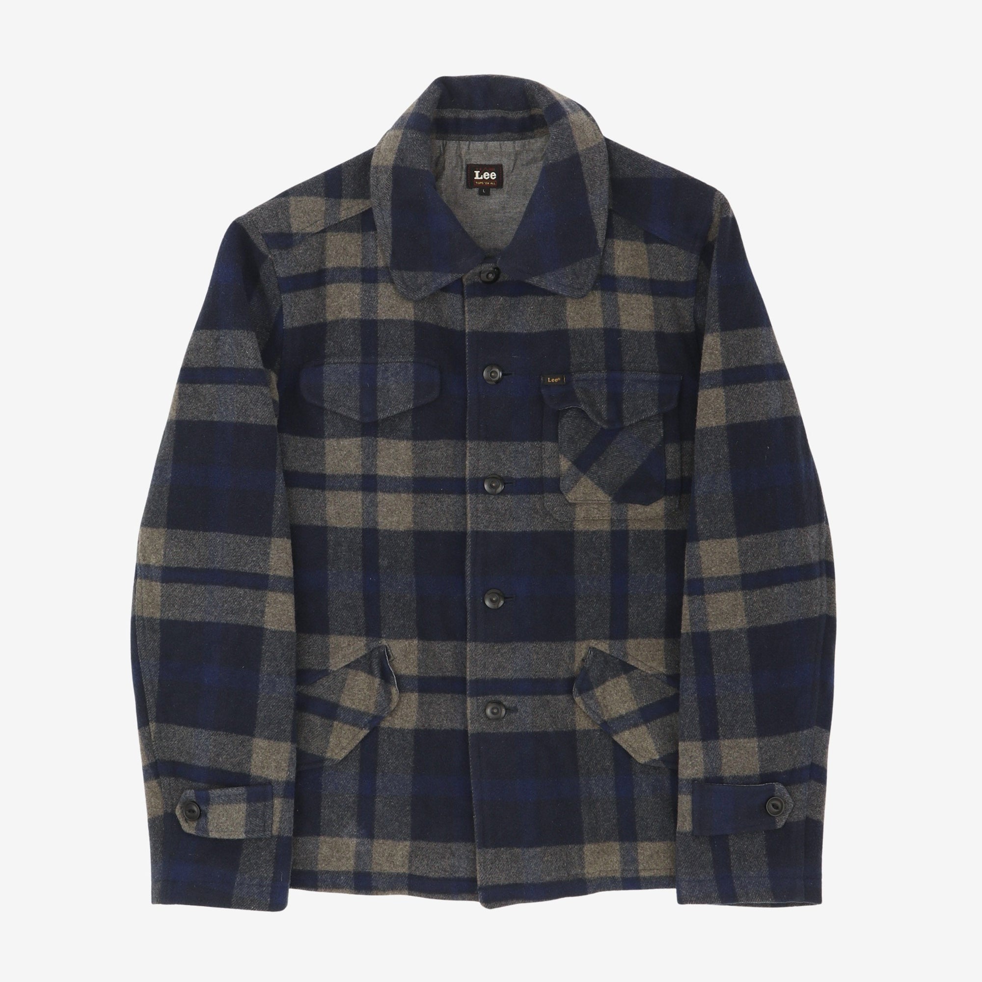 Wool Check Jacket