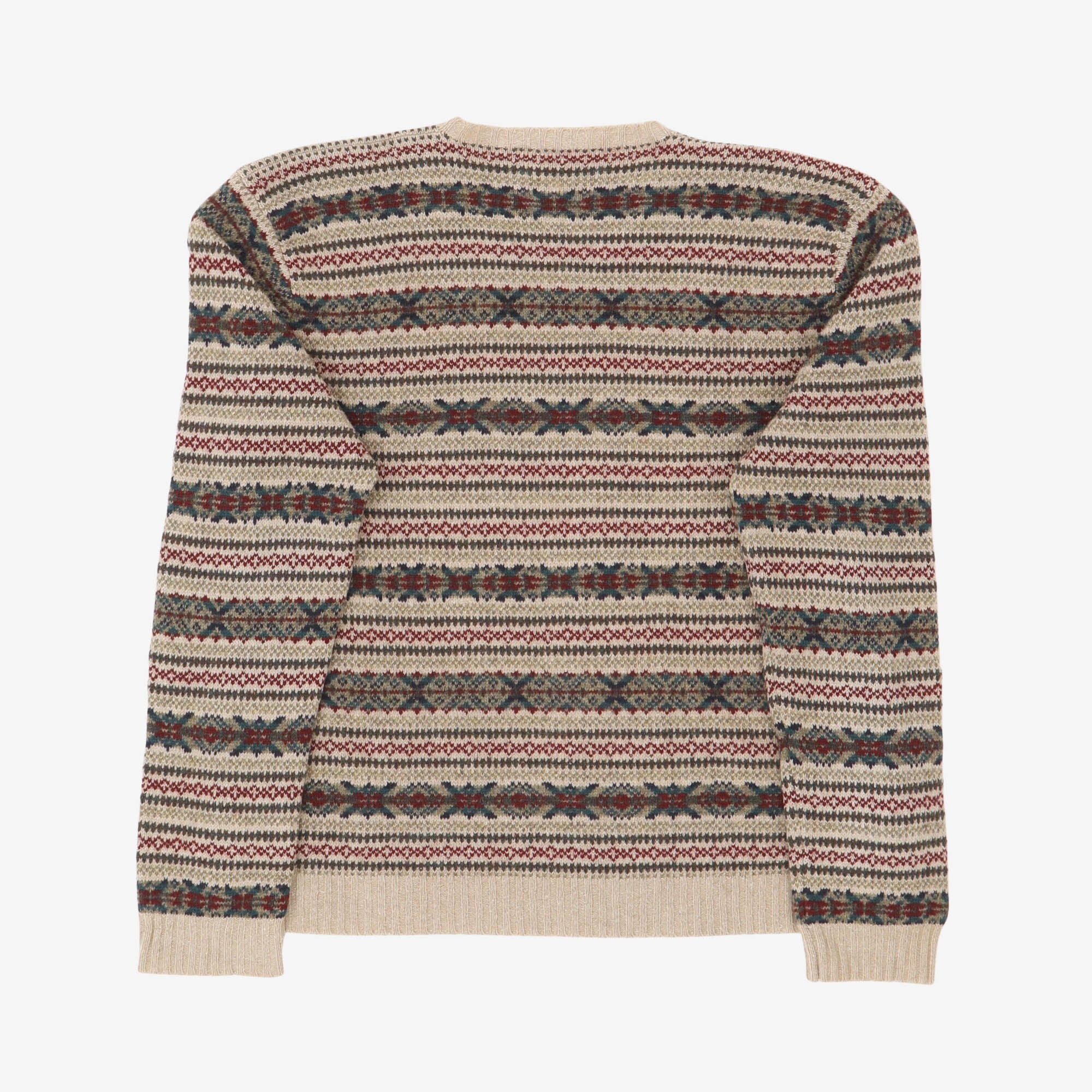 Fairisle V Neck Sweater