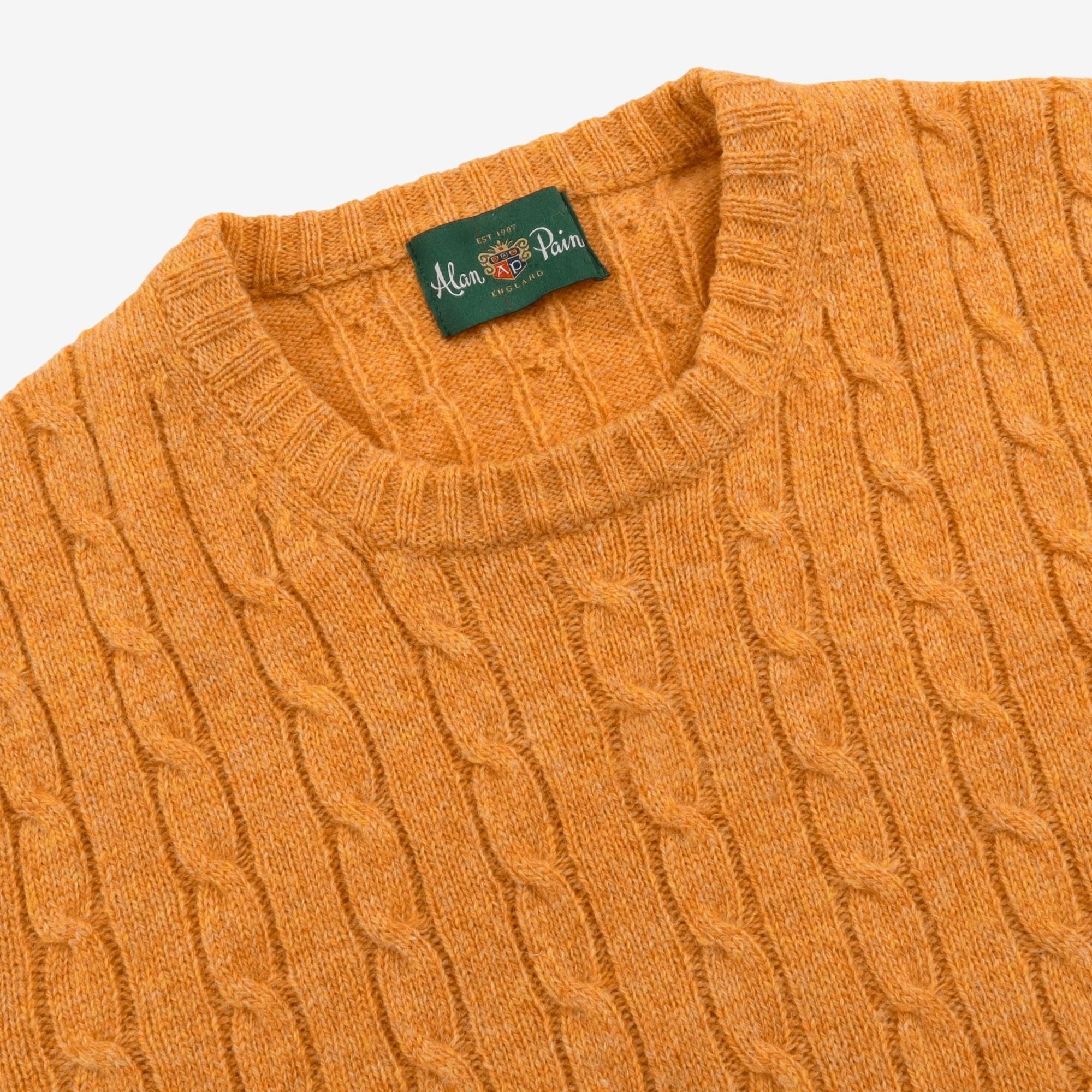 Cable Knit Wool Sweater