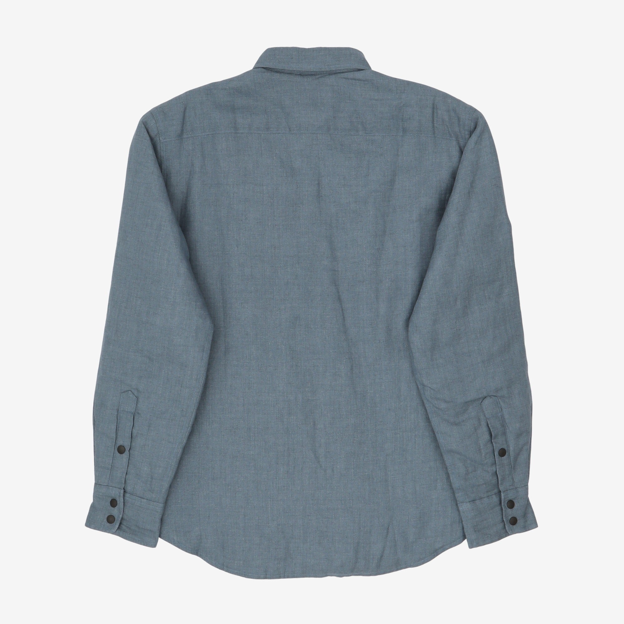 Linen Padded Shirt Jacket
