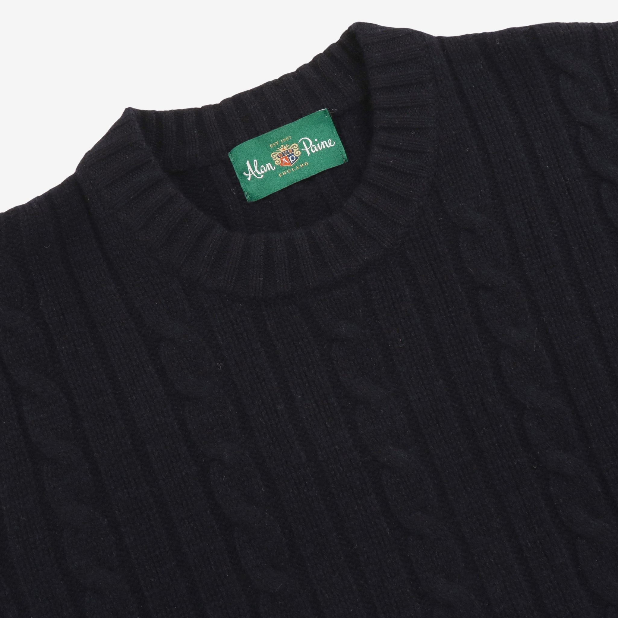 Cable Knit Lambswool Sweater