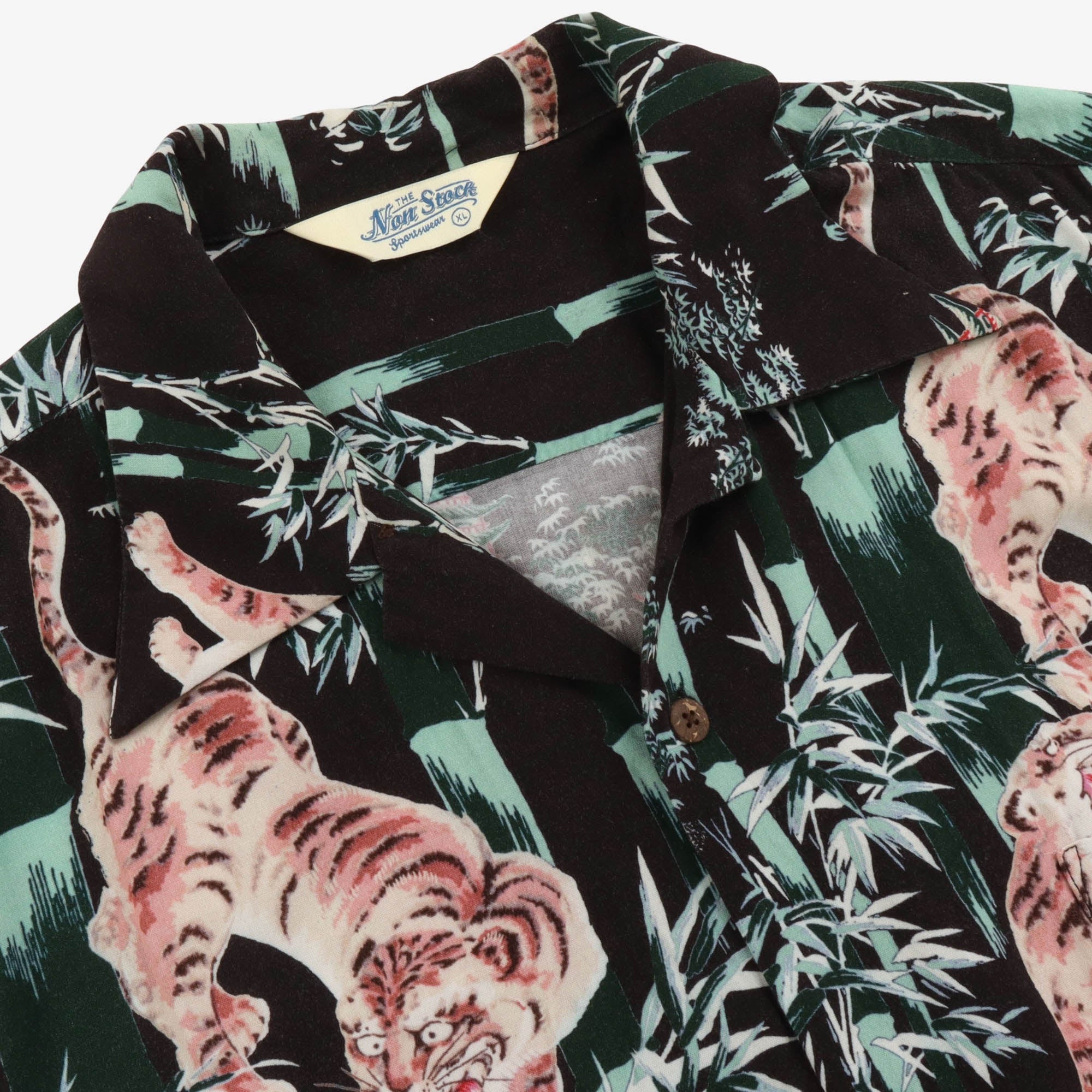 Tiger Print Hawaiian Shirt