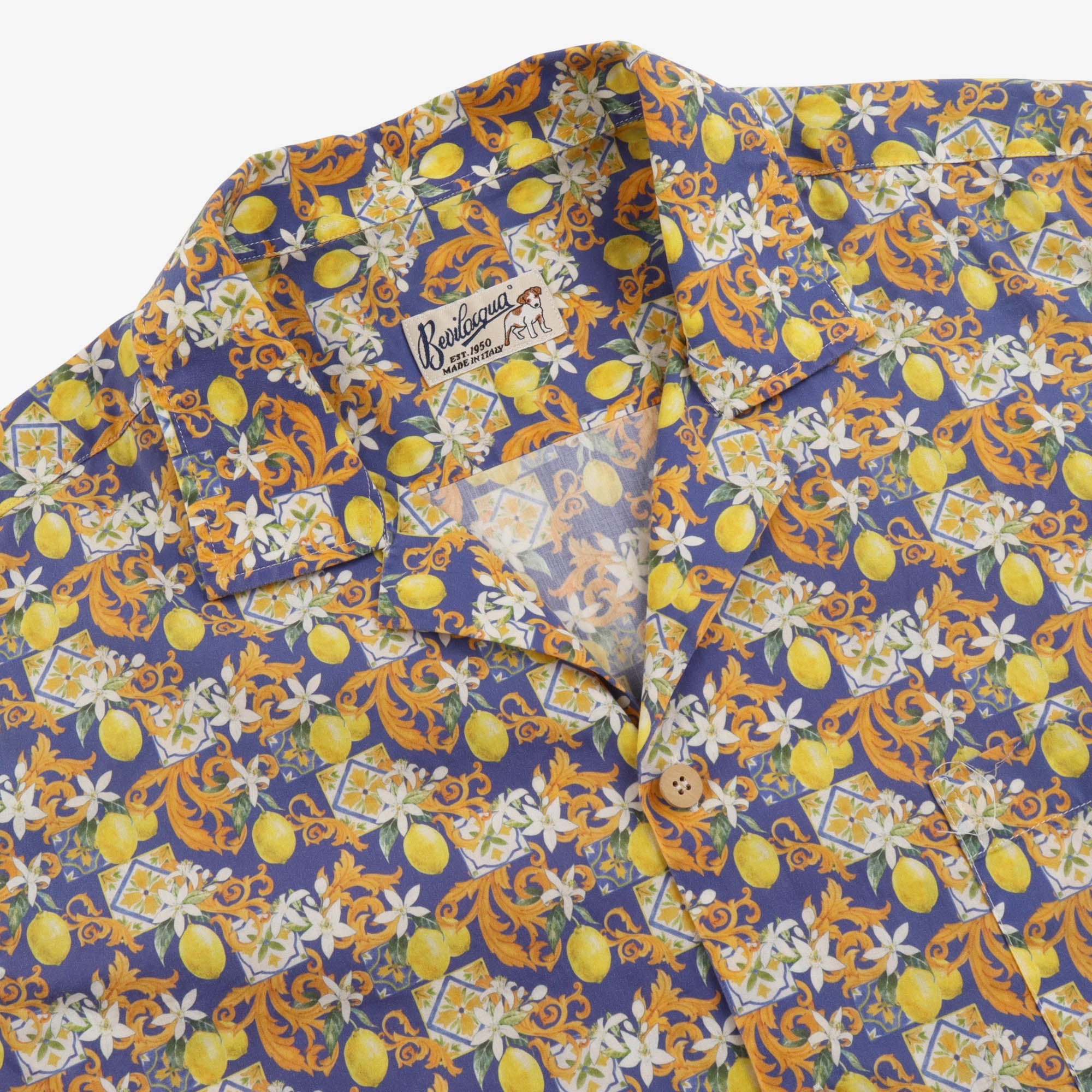 Lemon Camp Collar Shirt