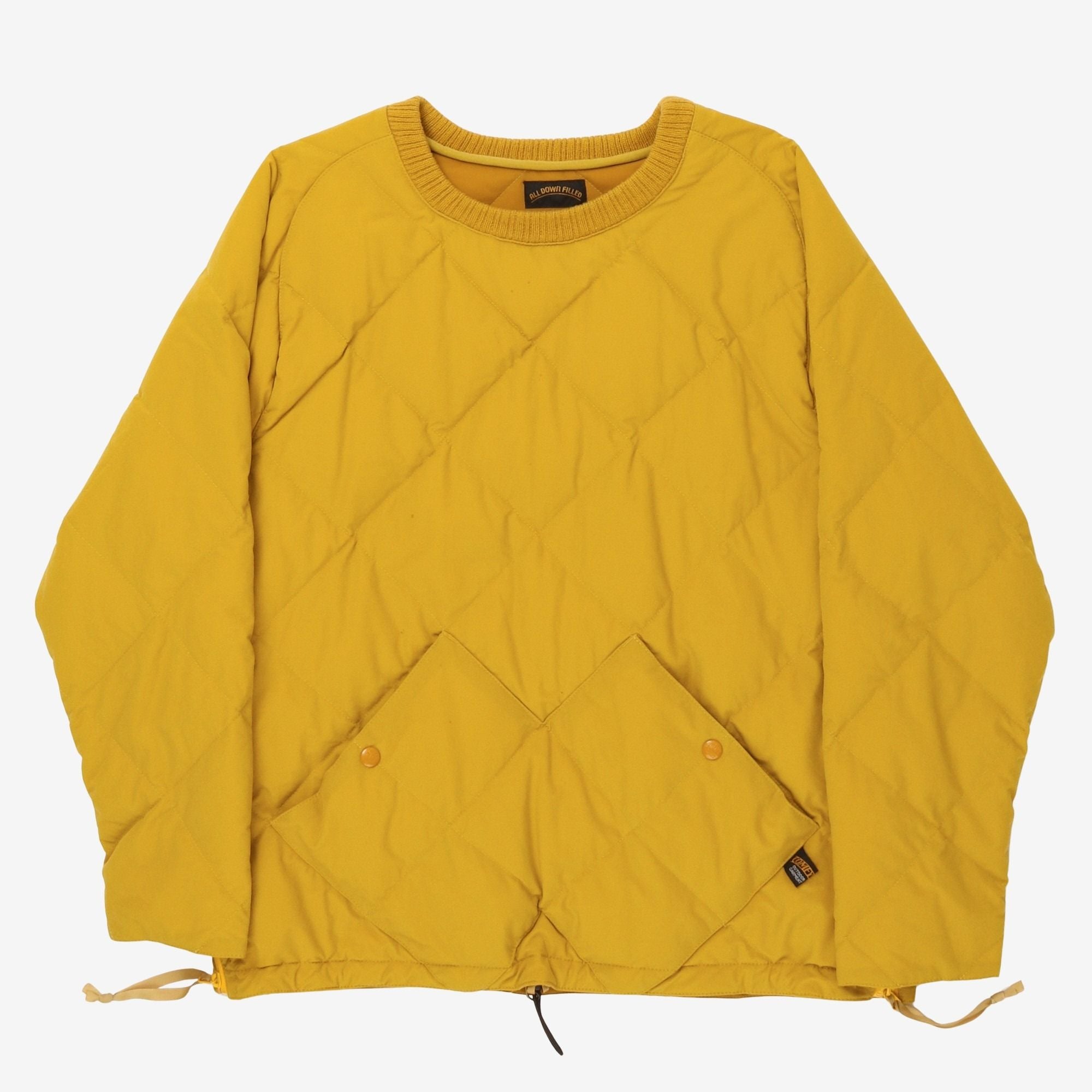 Quilted Down Crewneck