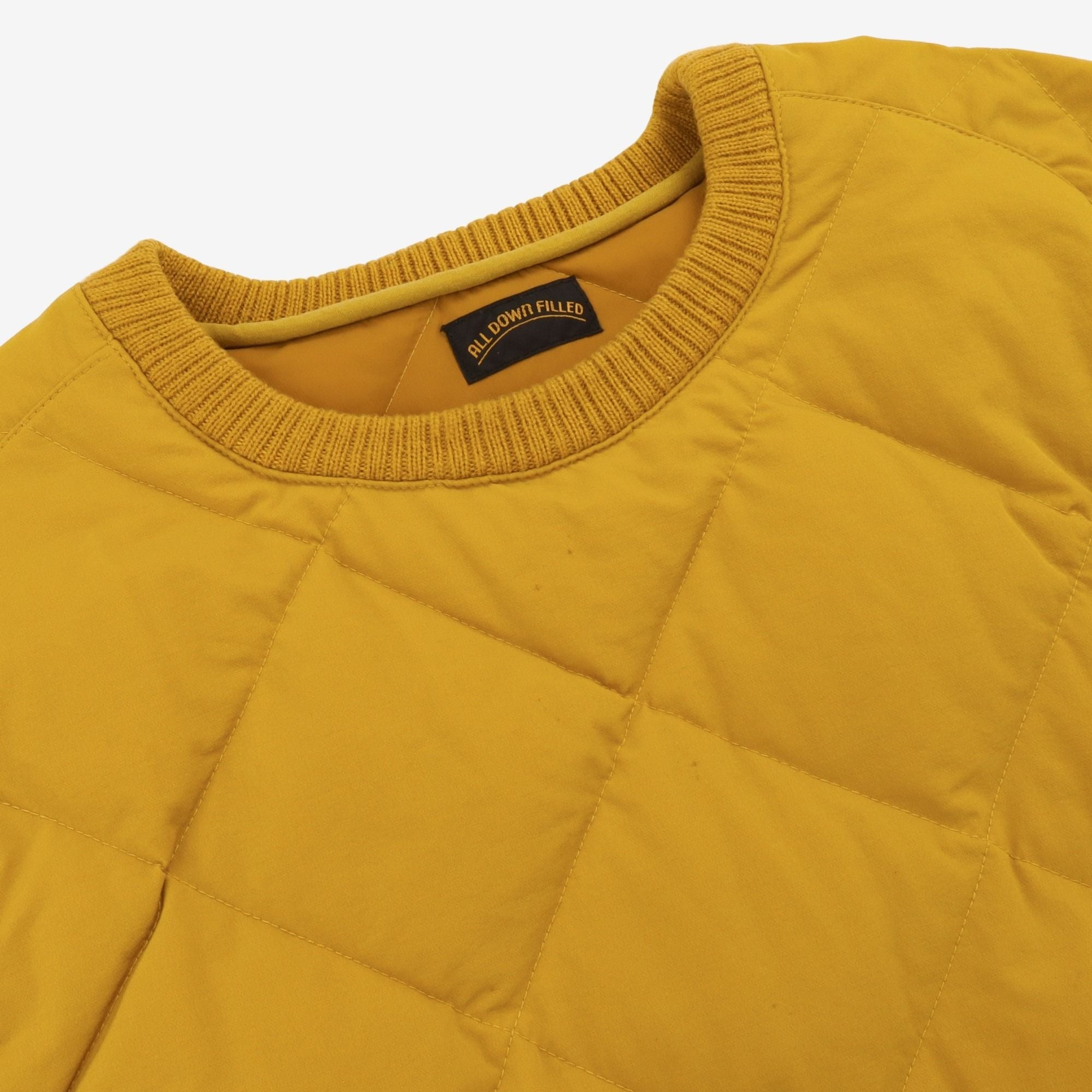 Quilted Down Crewneck