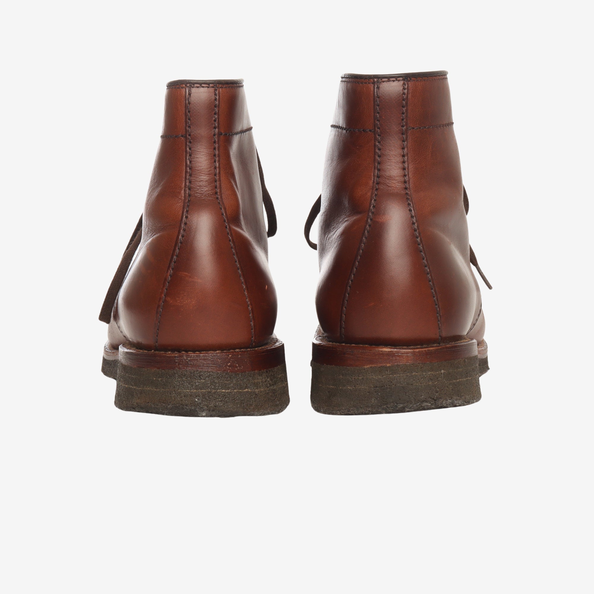 45407 Leather Wing Tip Boots