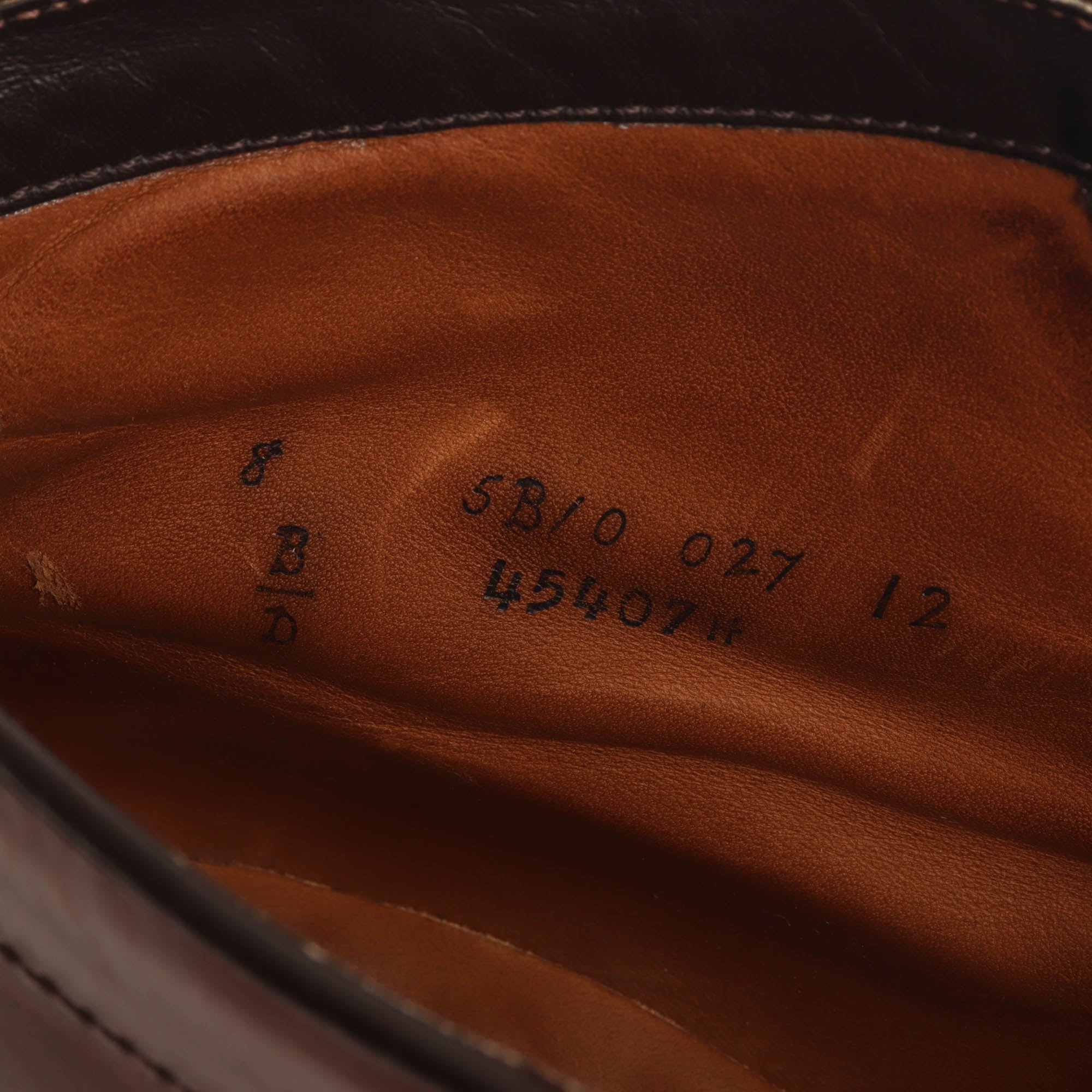 45407 Leather Wing Tip Boots