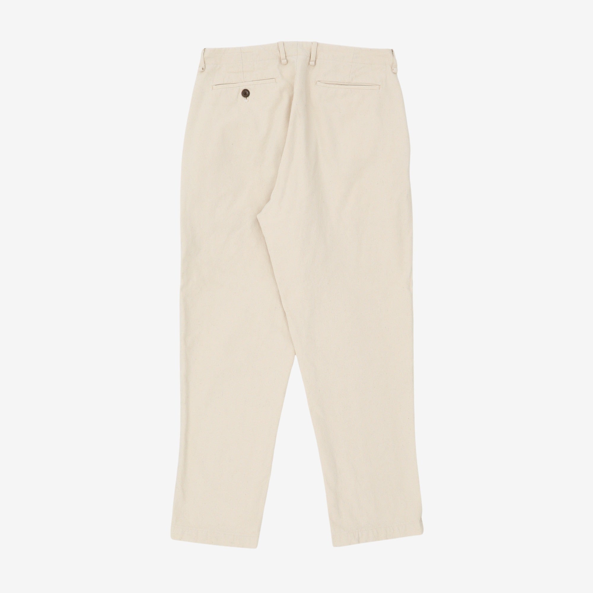 Canvas Tapered Trousers