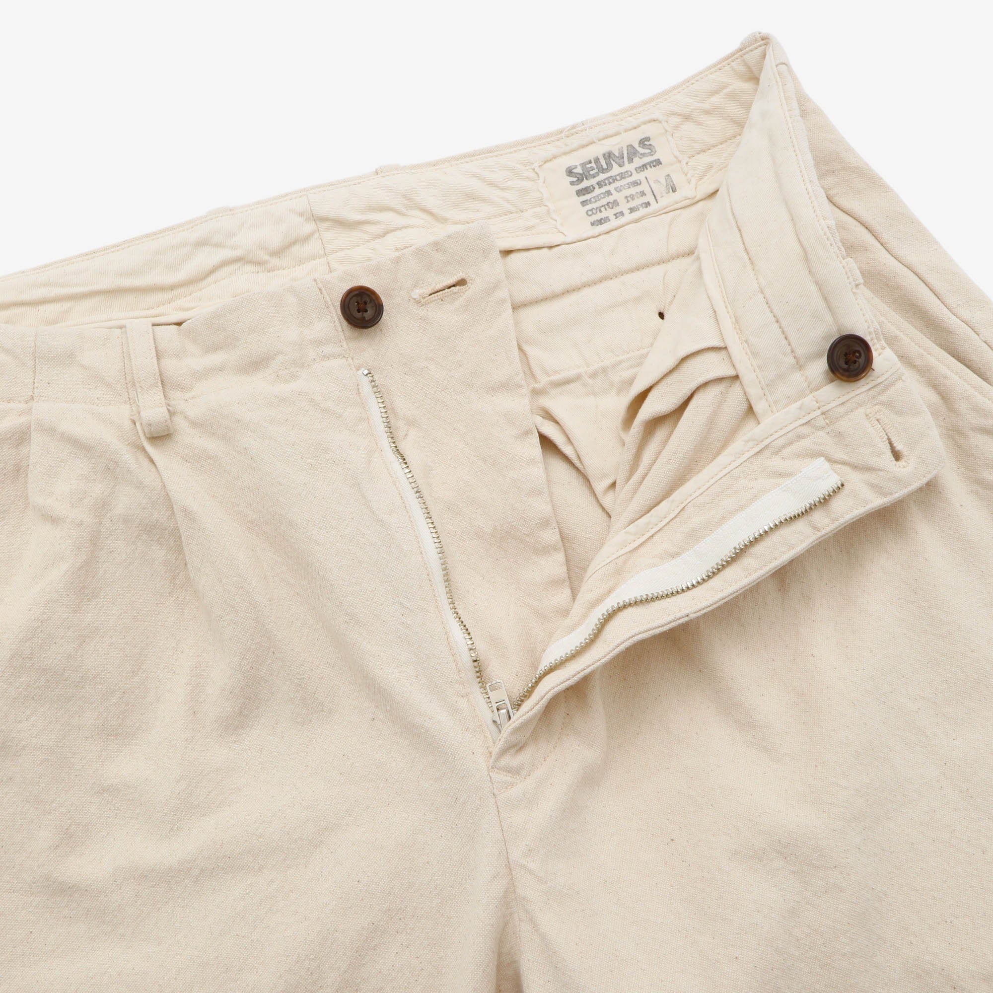 Canvas Tapered Trousers
