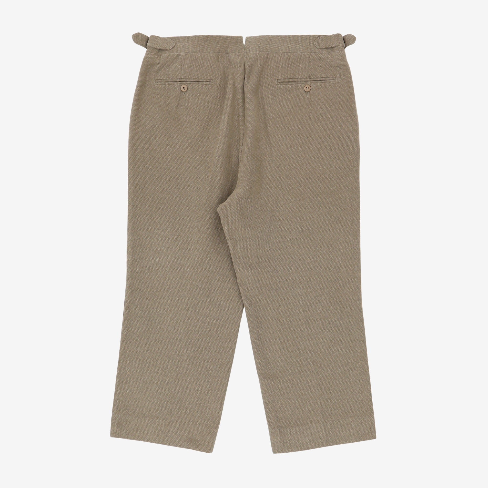 Basketweave Pleated Trouser (34W x 24L)