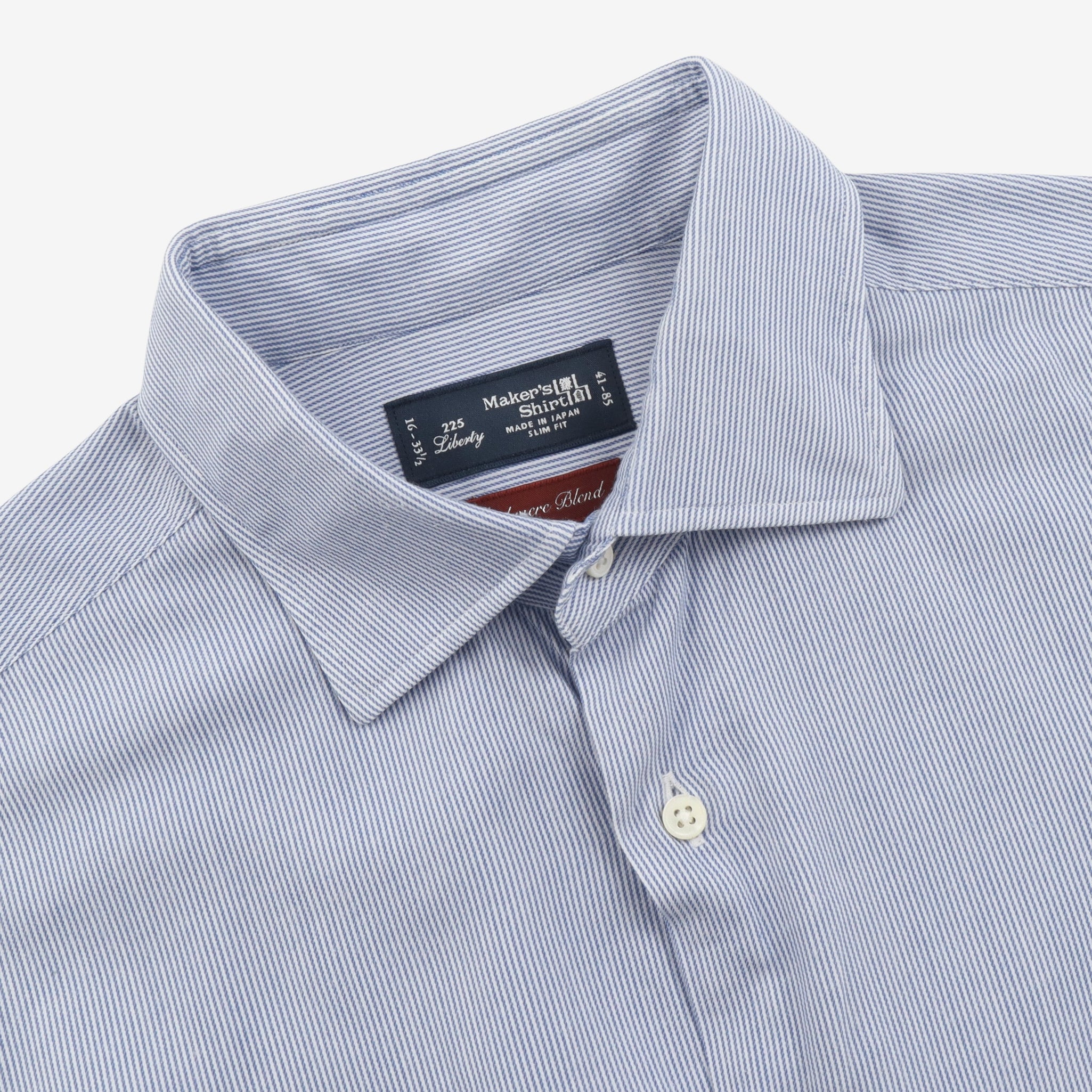 Spread Stripe Collar Shirt