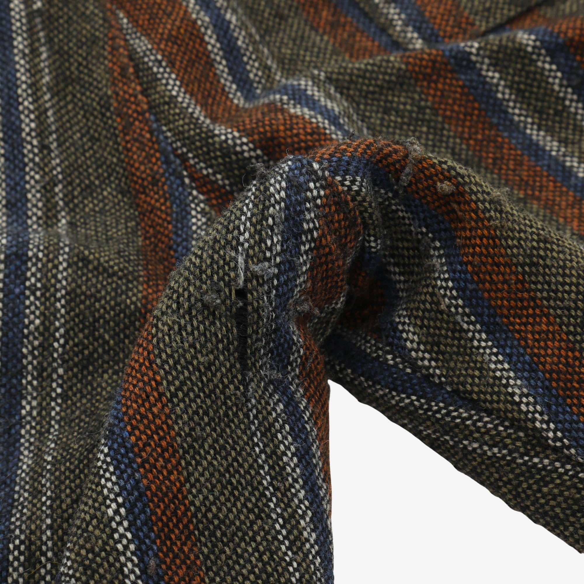 Wool Stripe Relaxed Pant