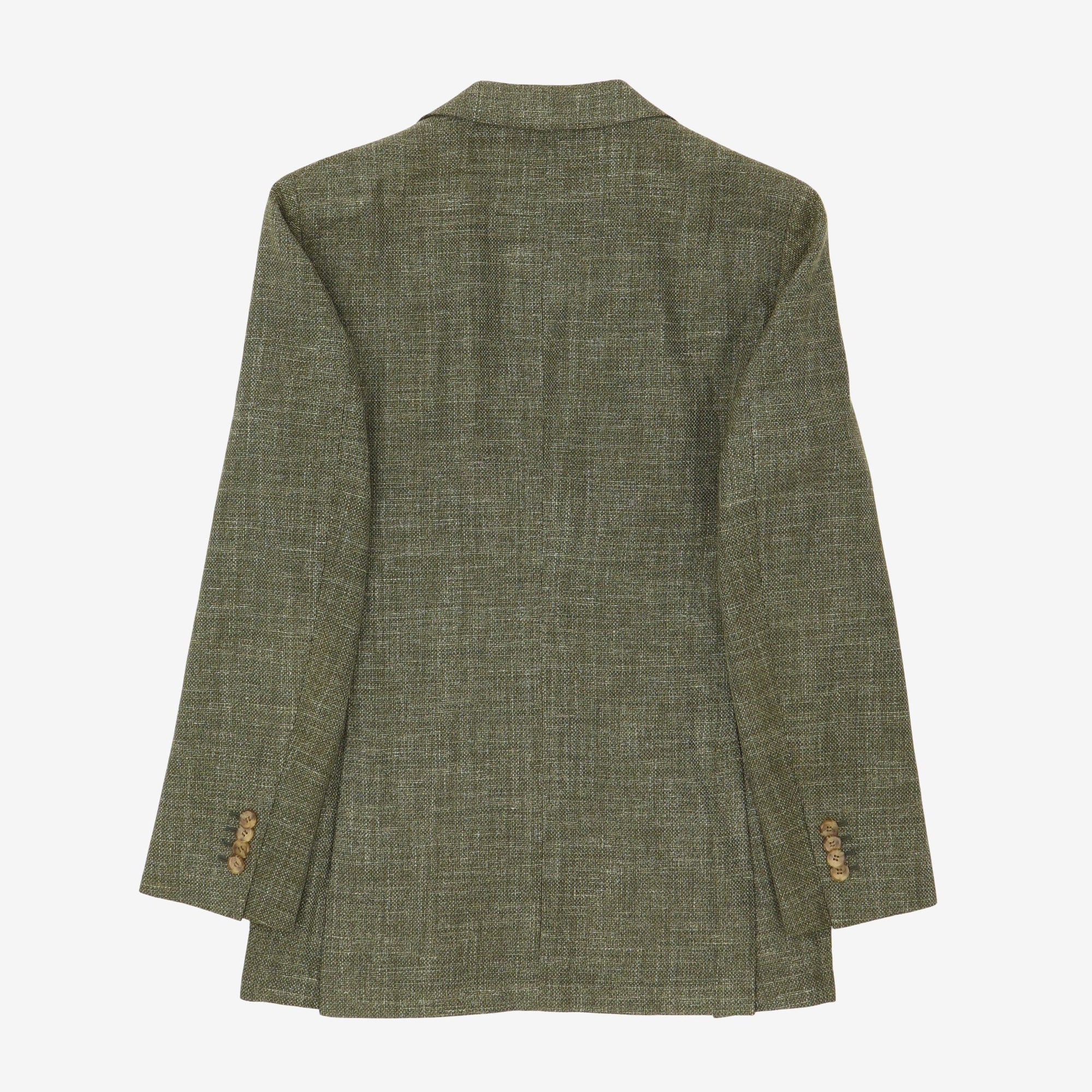 Silk-Cashmere Blend Havana Patch Blazer