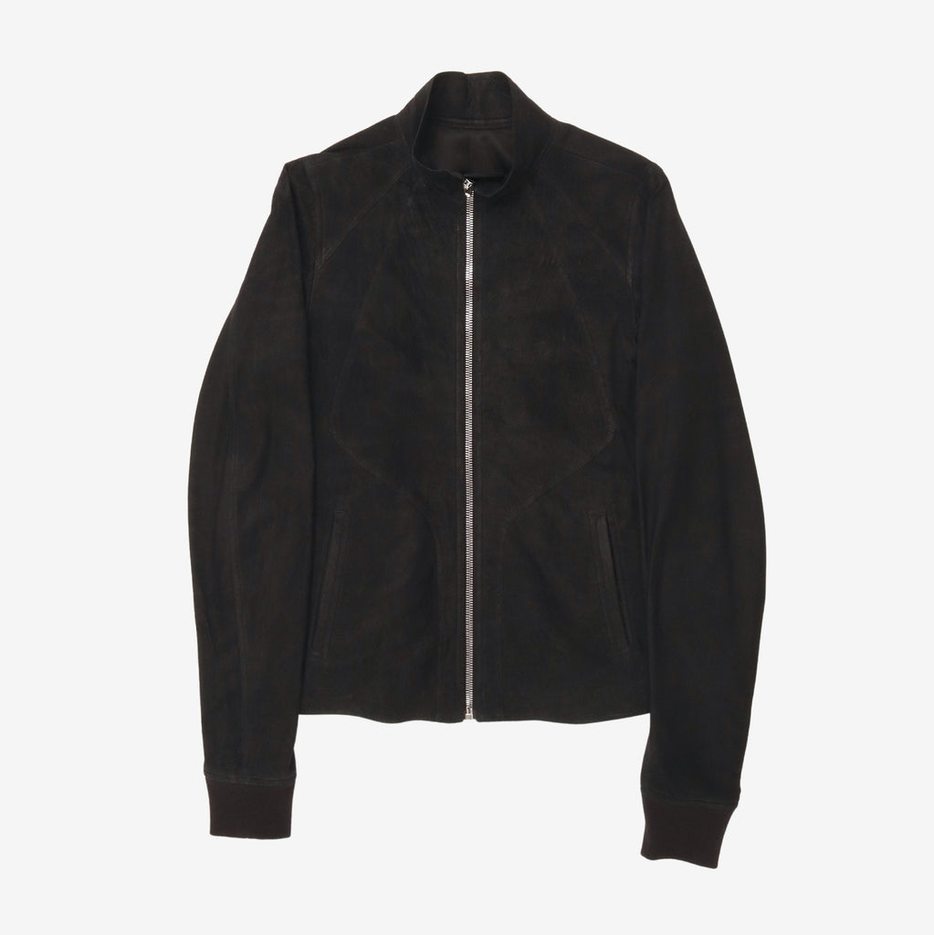Rick Owens Suede Intarsia Jacket – Marrkt