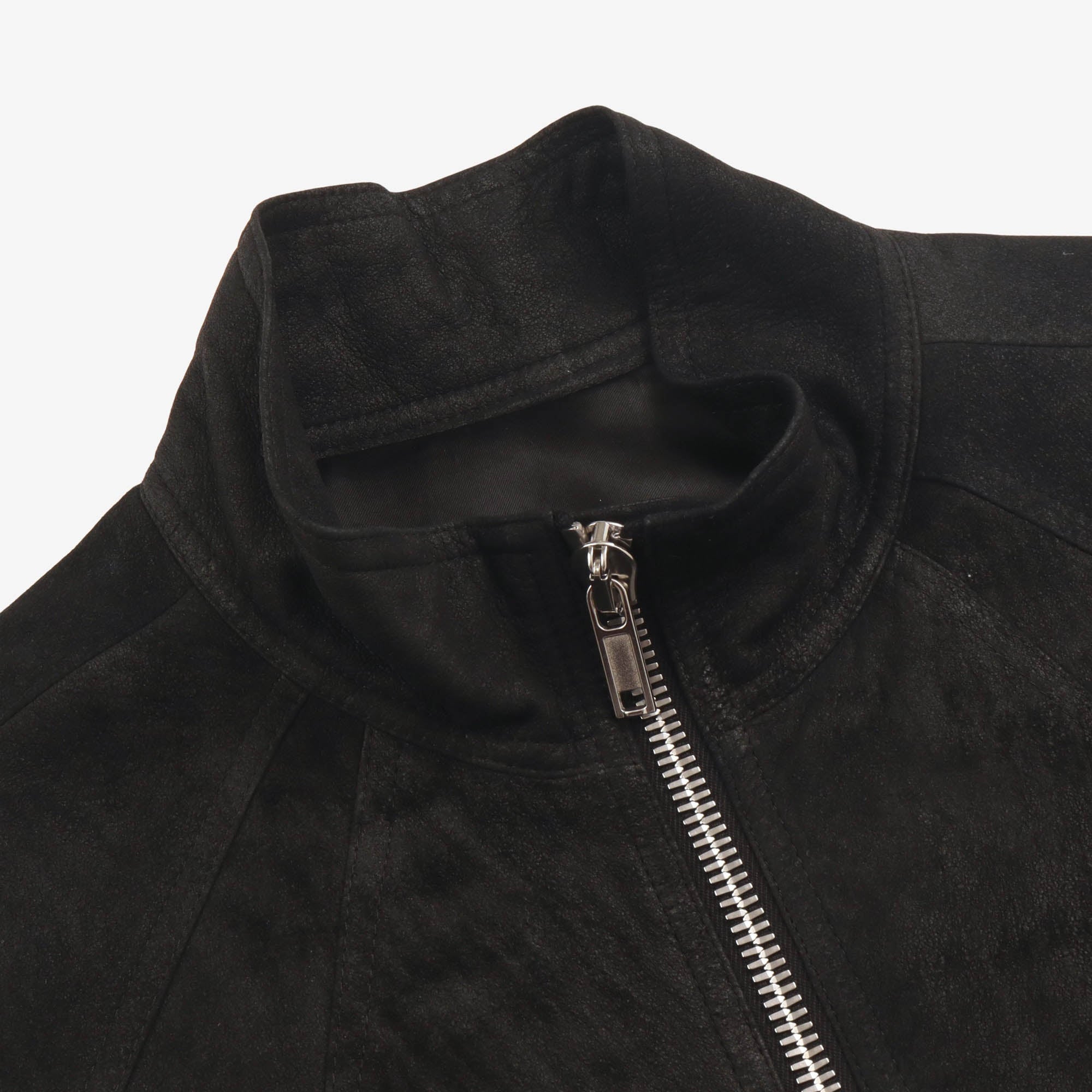 Suede Intarsia Jacket