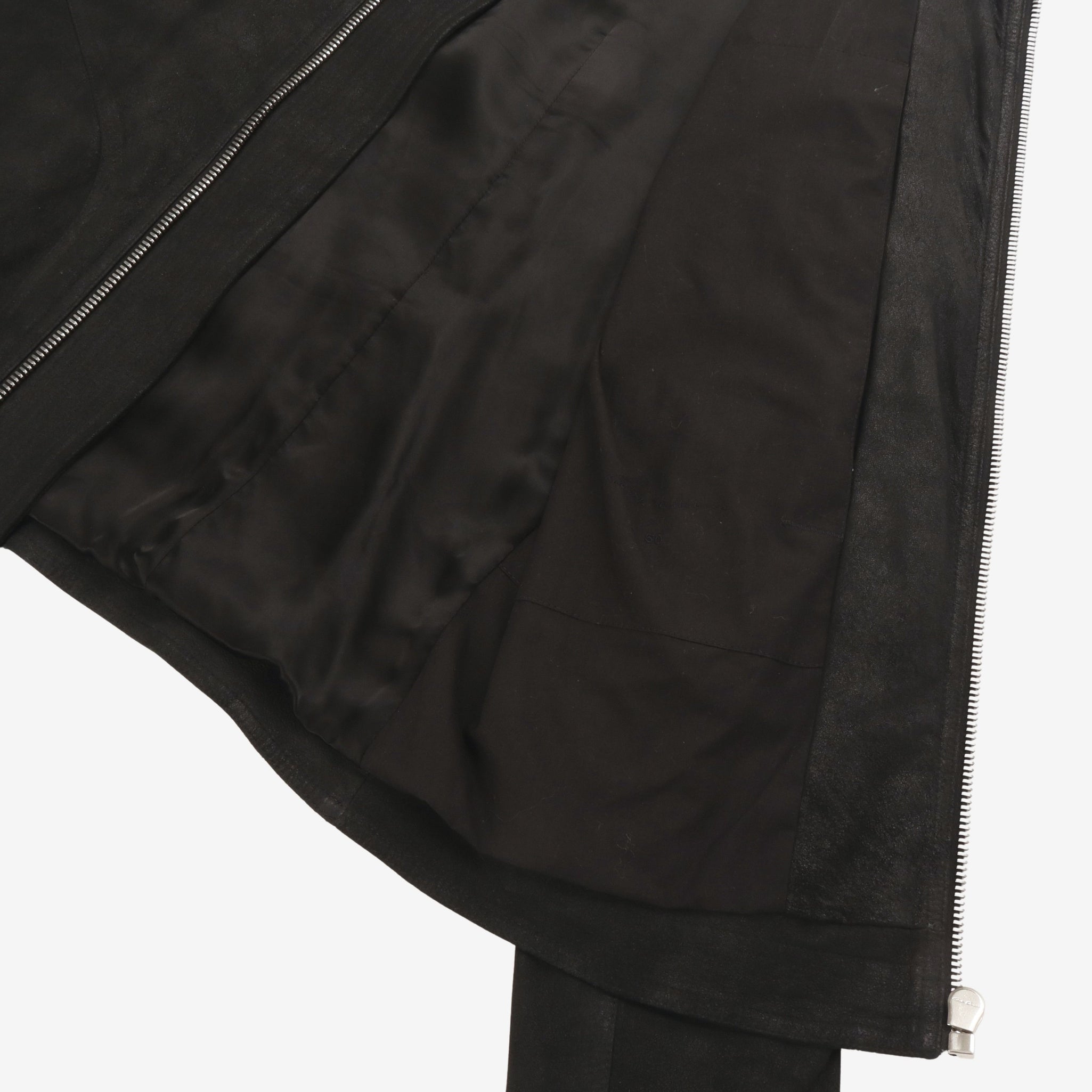 Suede Intarsia Jacket