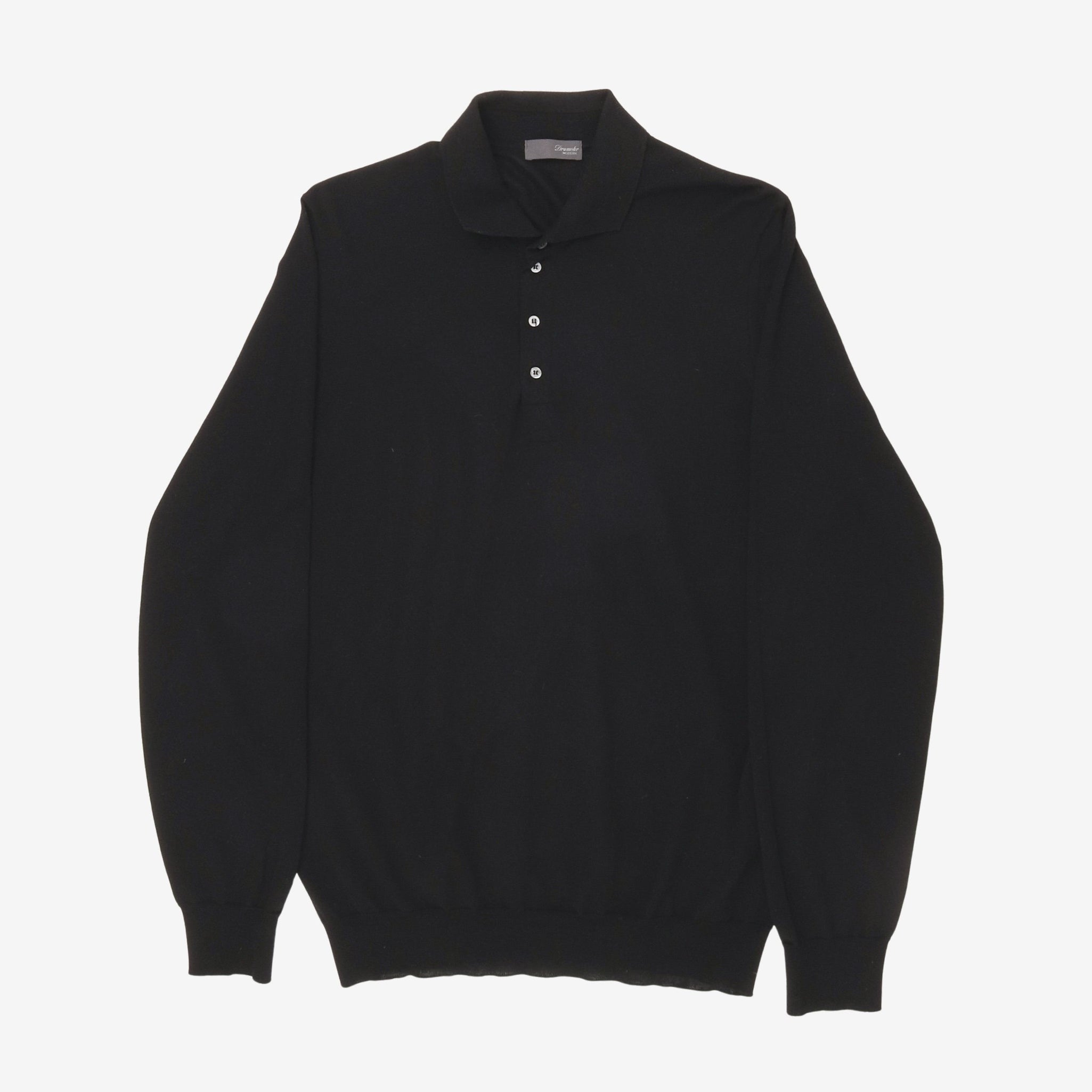 Extra Fine Merino Wool Knitted Polo