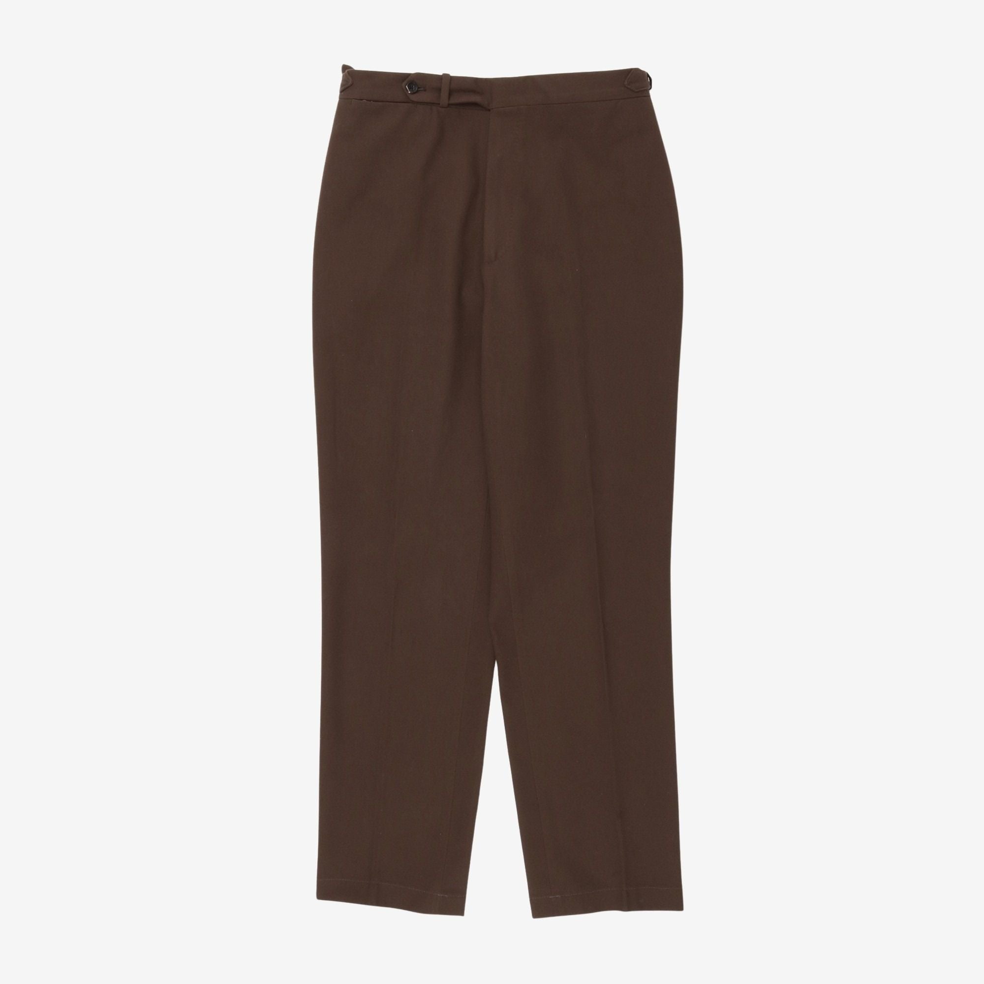 Flat Front Wool Trouser (33W x 31L)