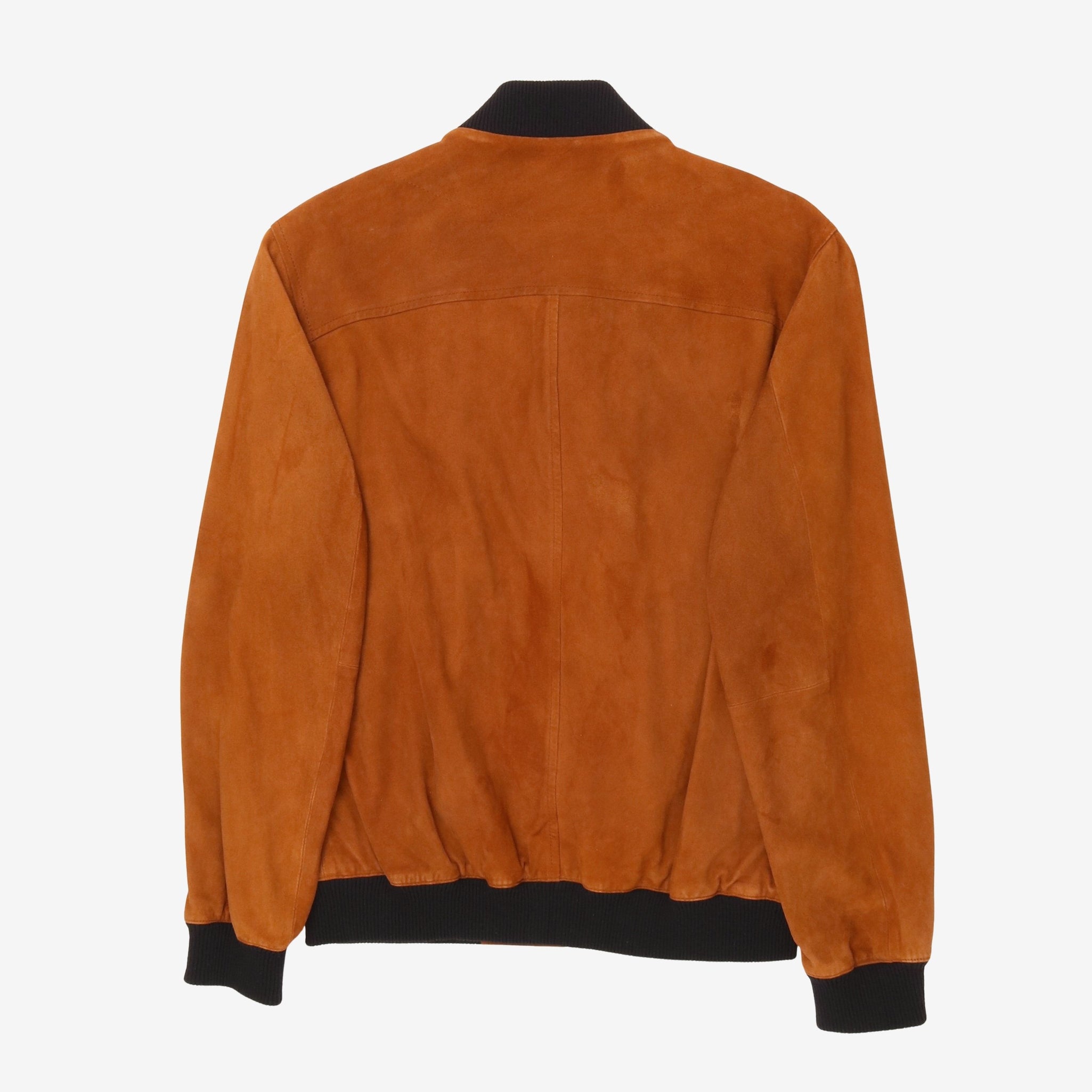 Suede Bomber Jacket