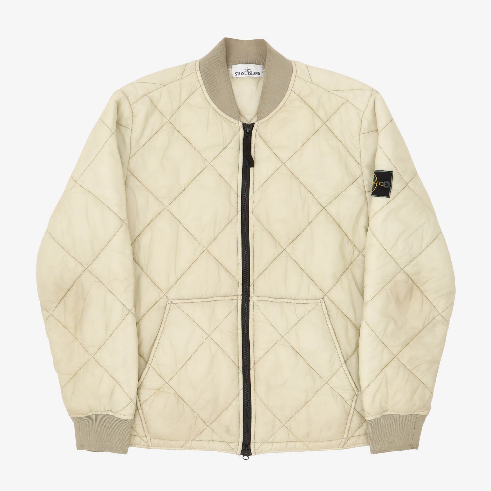 Garment Dyed Quilted Micro Yarn Jacket