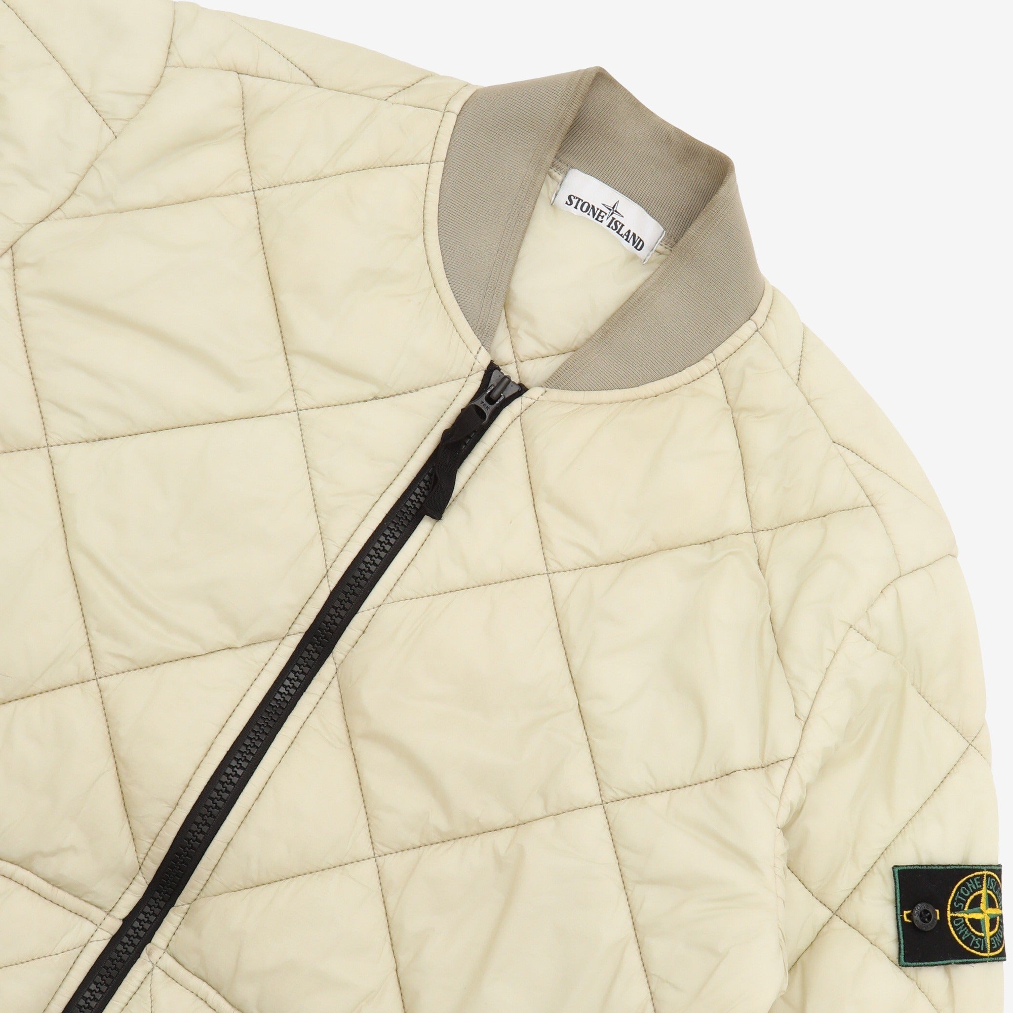 Garment Dyed Quilted Micro Yarn Jacket