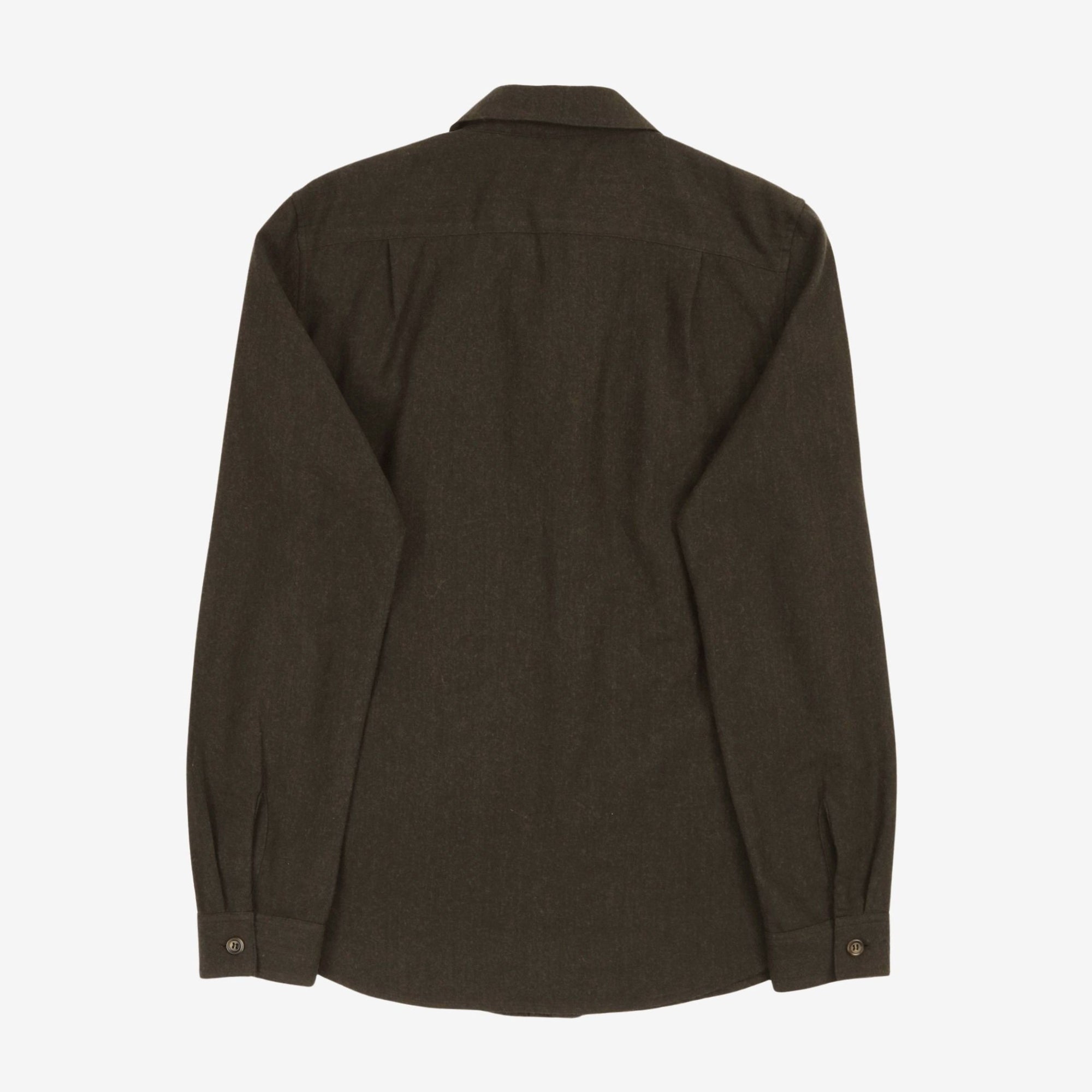 Wool Blend Officer Shirt