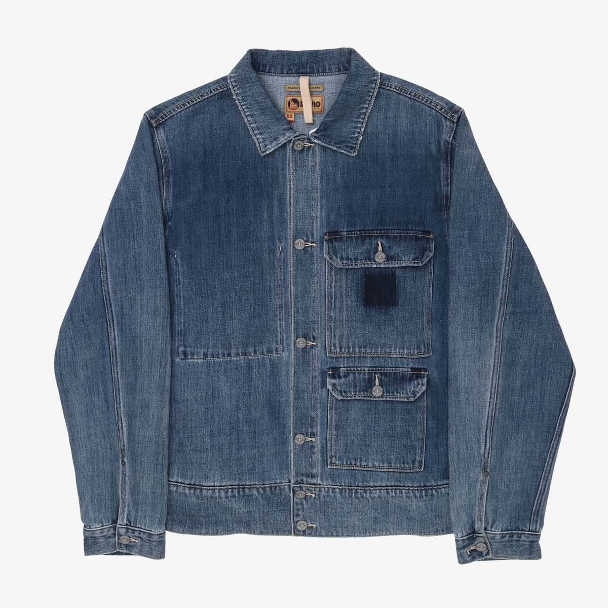 ジャケット・アウター Nigel Cabourn LYBRO DENIM HIP JACKET 48 Nigel Cabourn Lybro Denim Hip Jacket – Marrkt