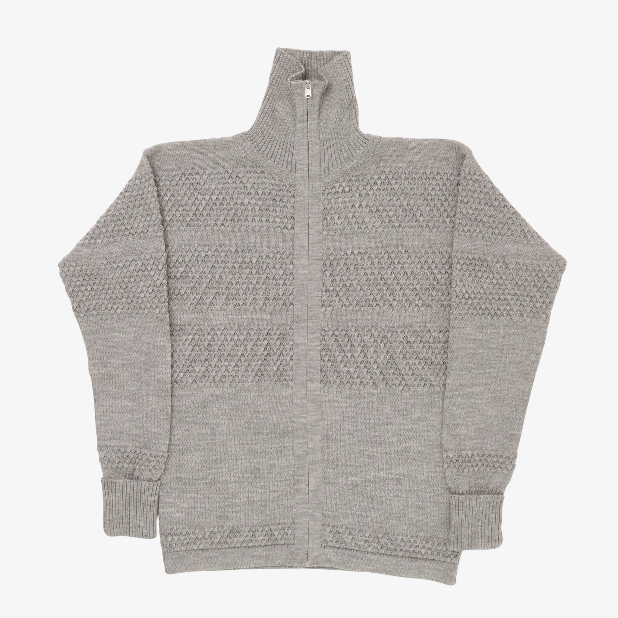Fisherman Full Zip Sweater