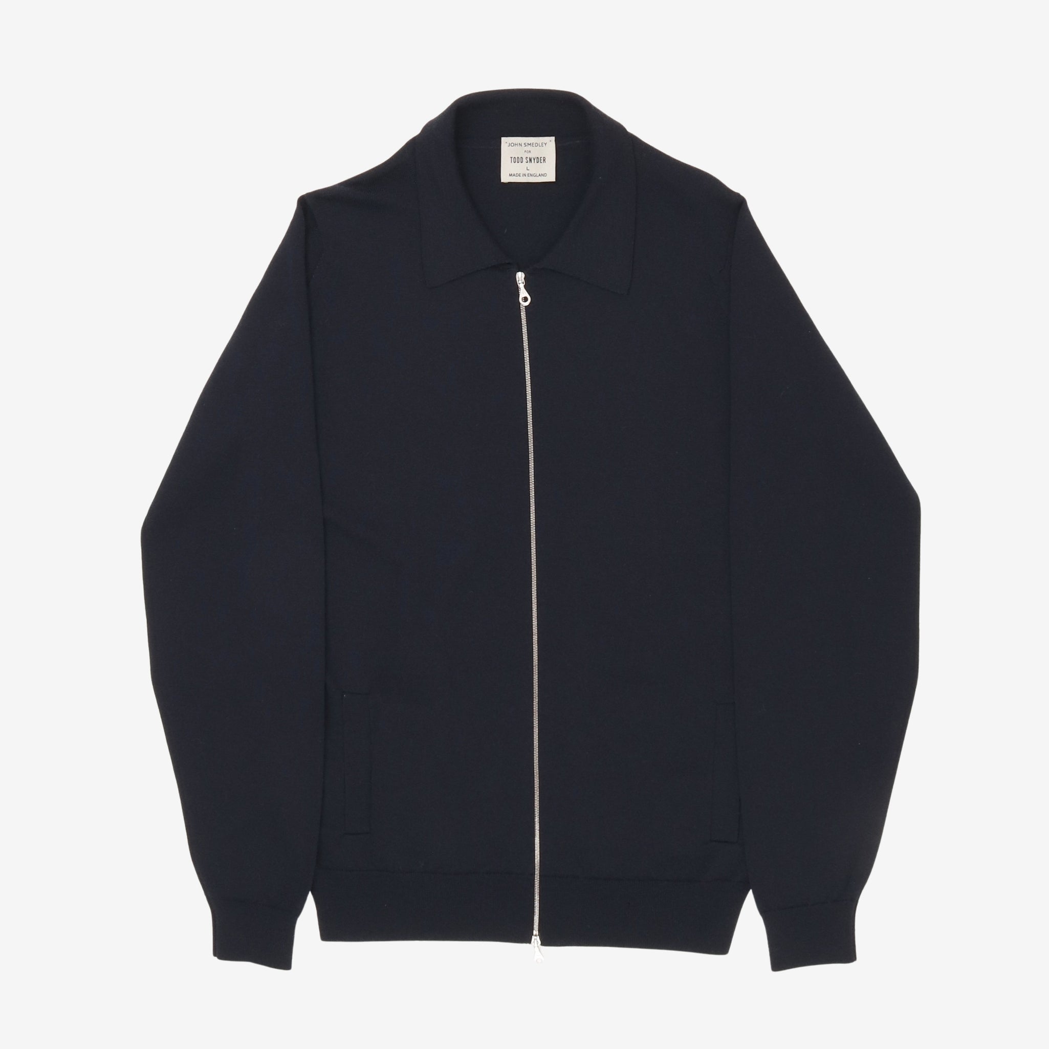 Alston Wool Zip Cardigan (Todd Snyder)