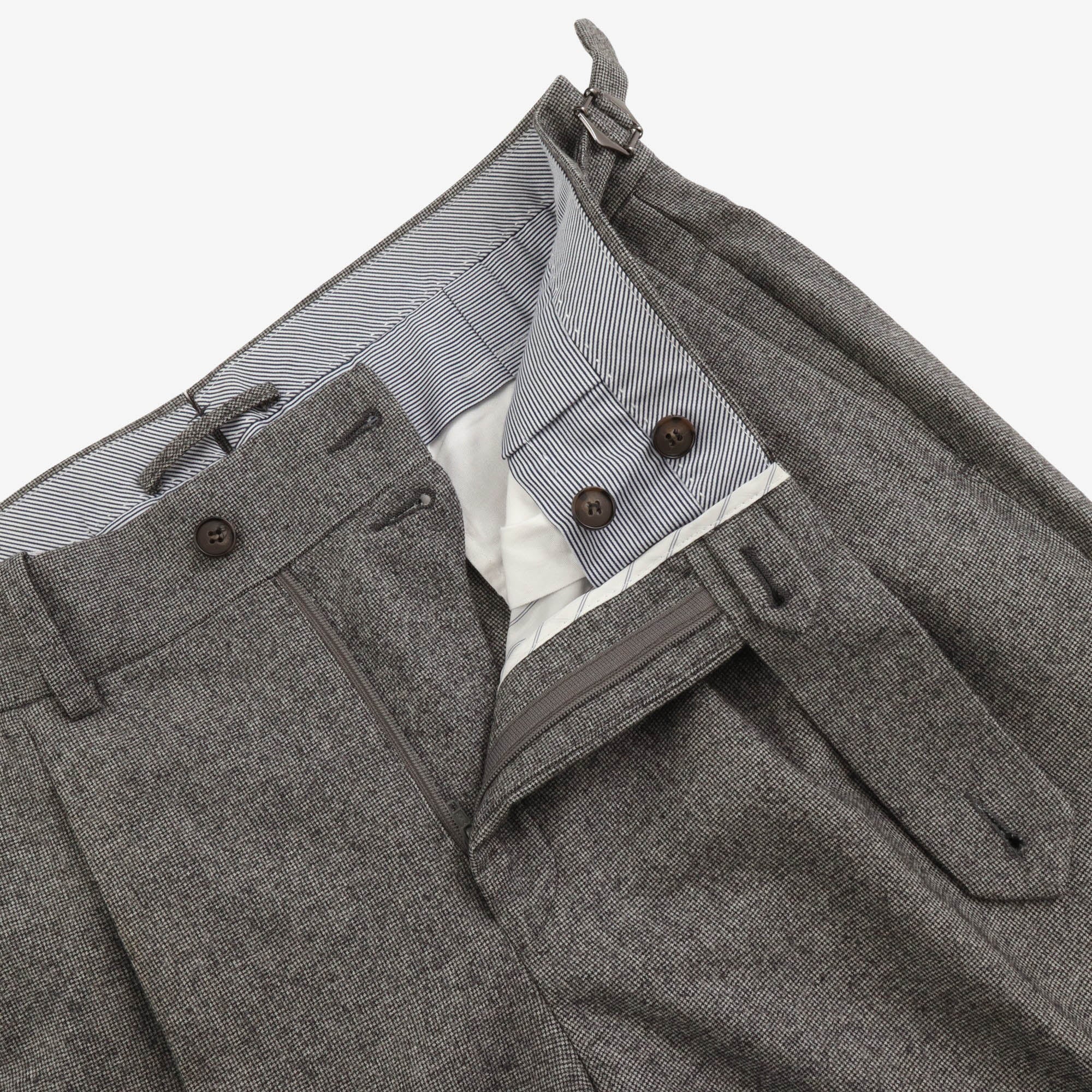 Braddon Turn Up Wool Trouser (32W x 33L)