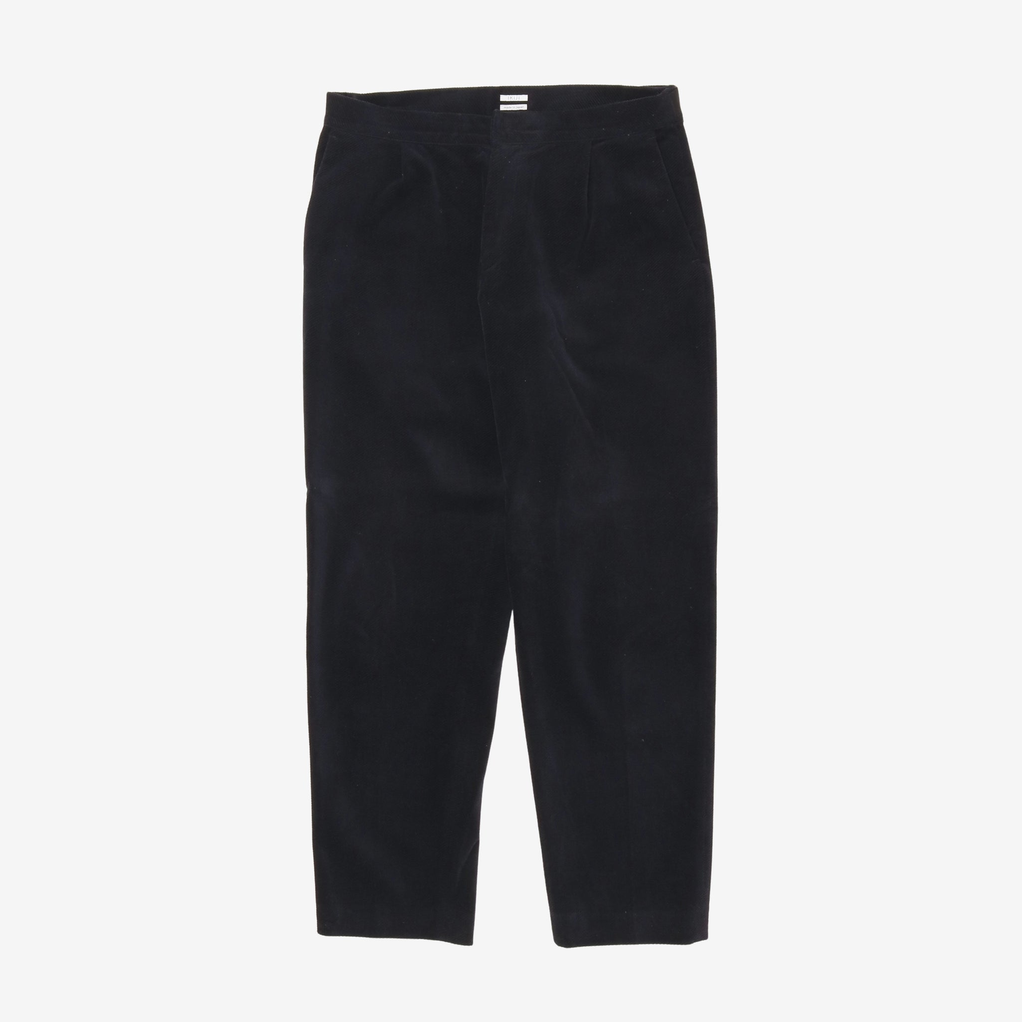 Waffle Corduroy Side Tab Trousers
