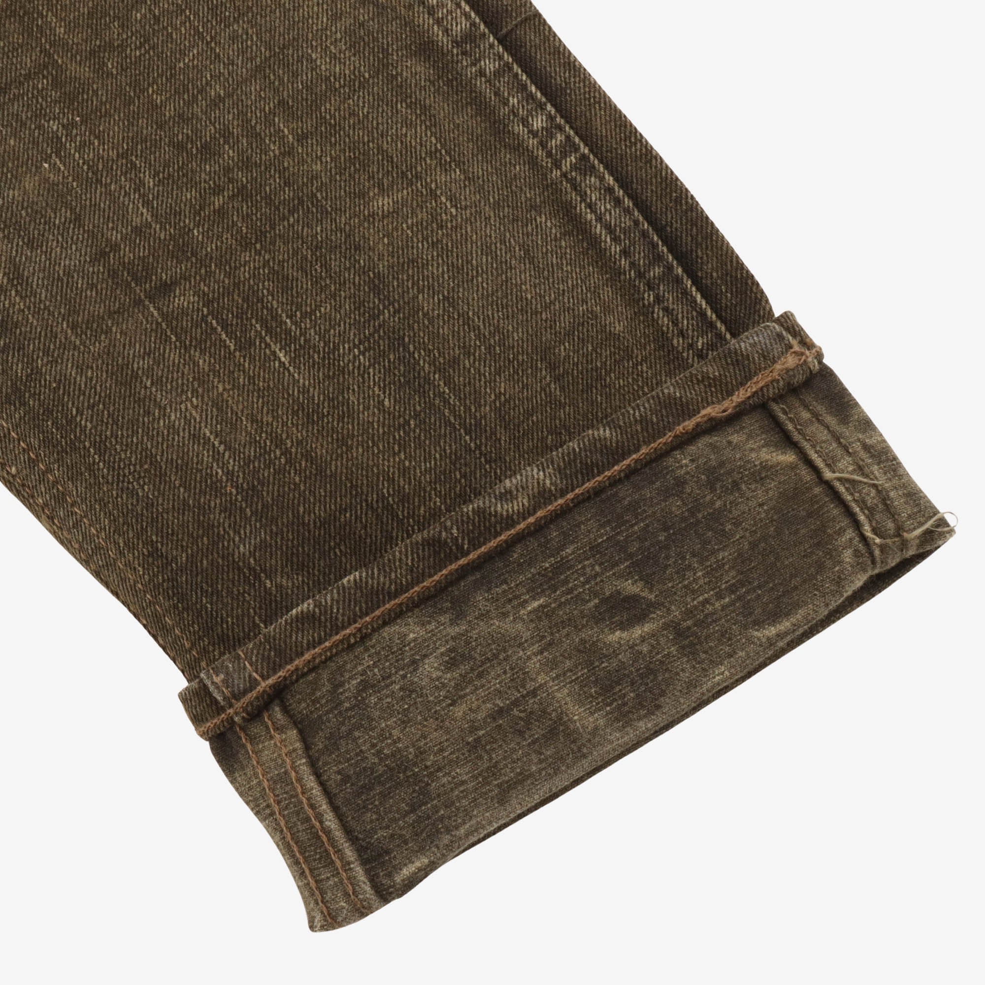 Slim Fit Distressed Denim