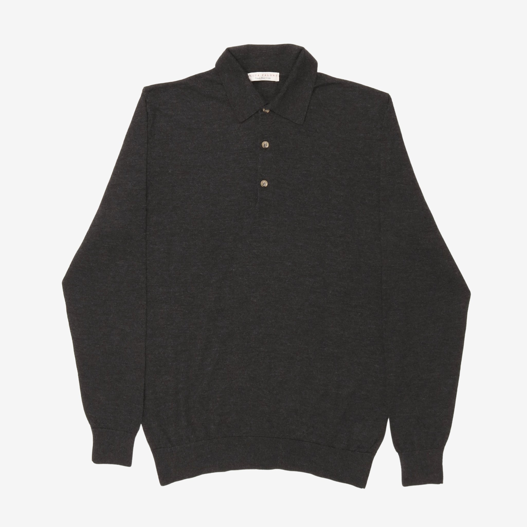 Cashmere Blend Knitted Polo