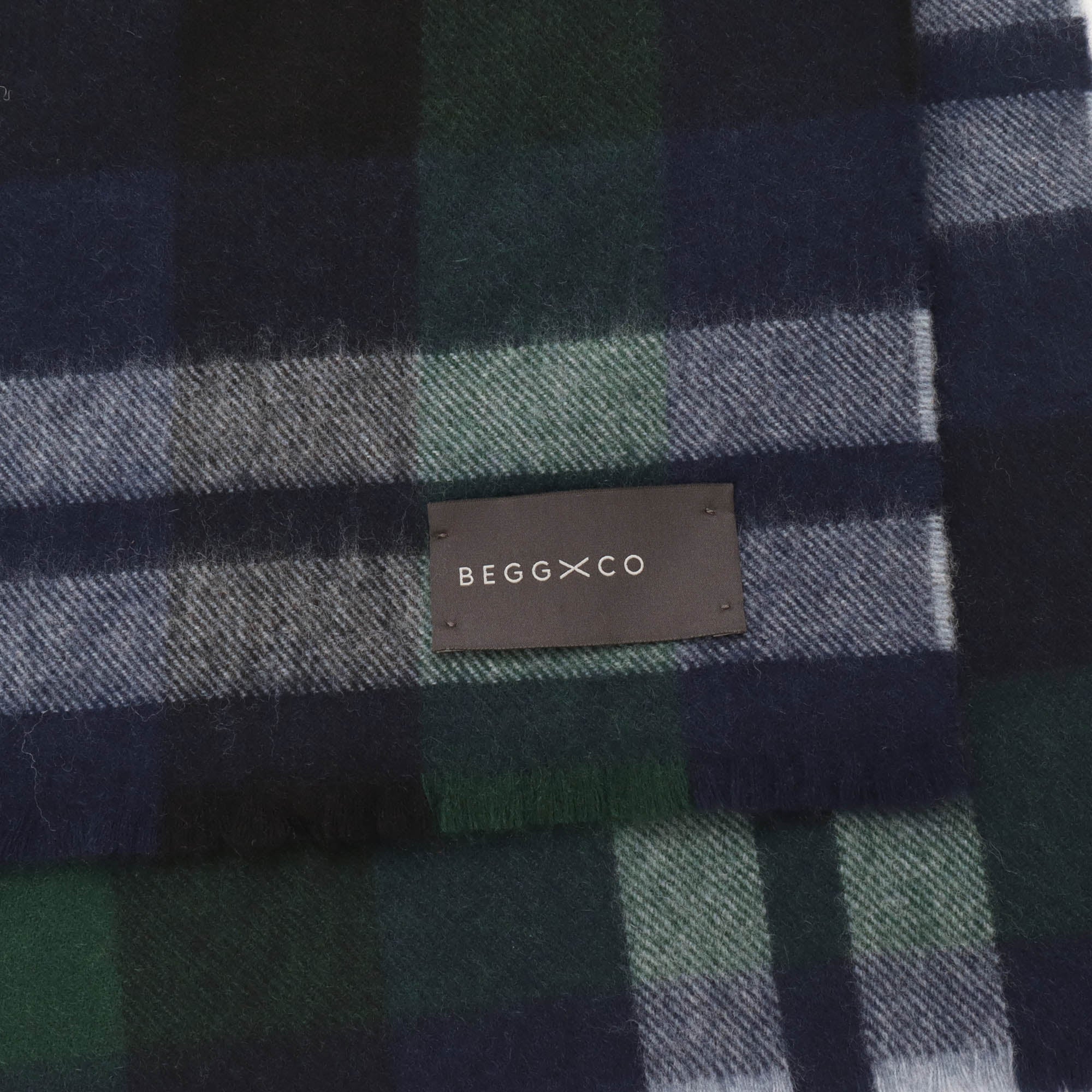 Lambswool Check Scarf
