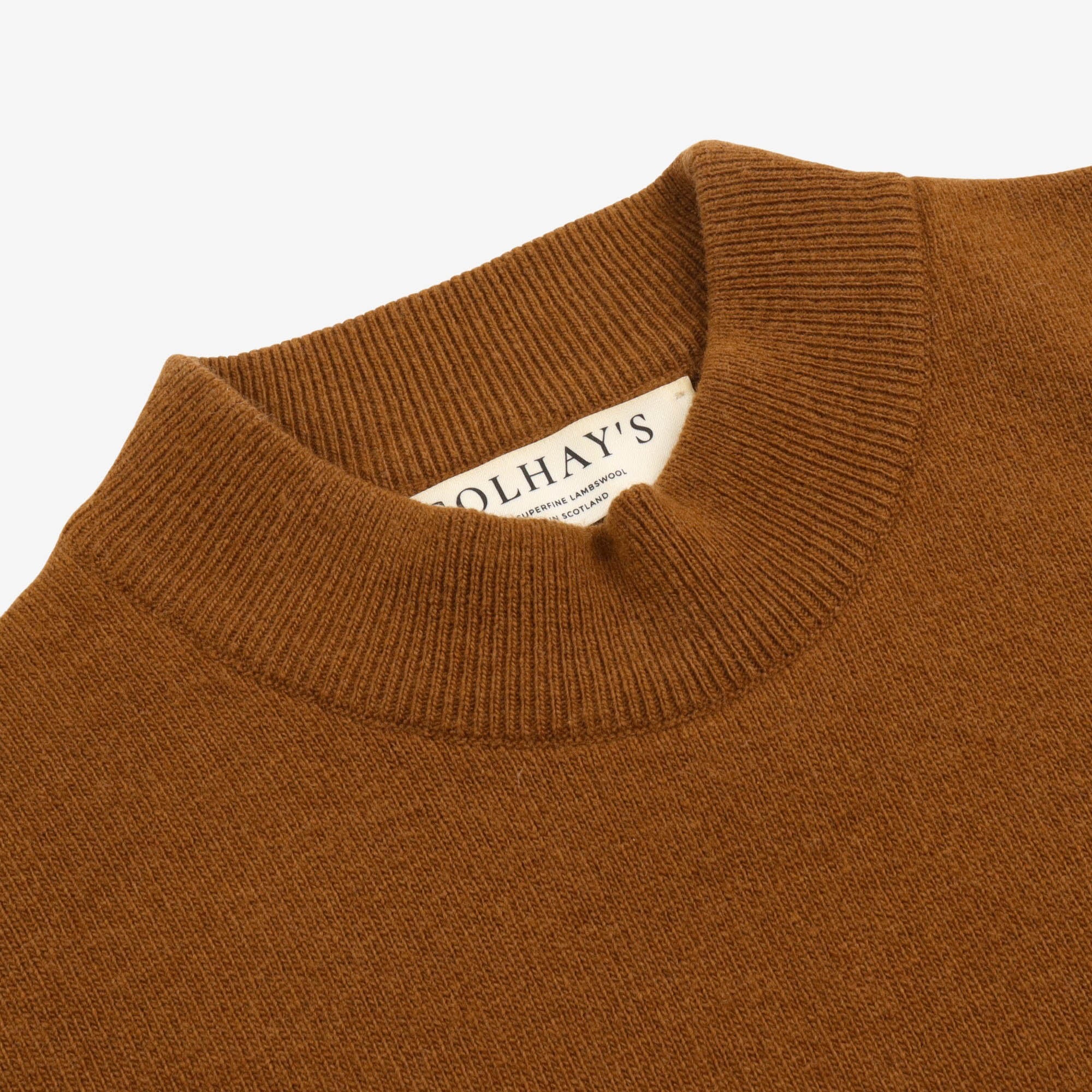Lambswool Mock Neck Sweater