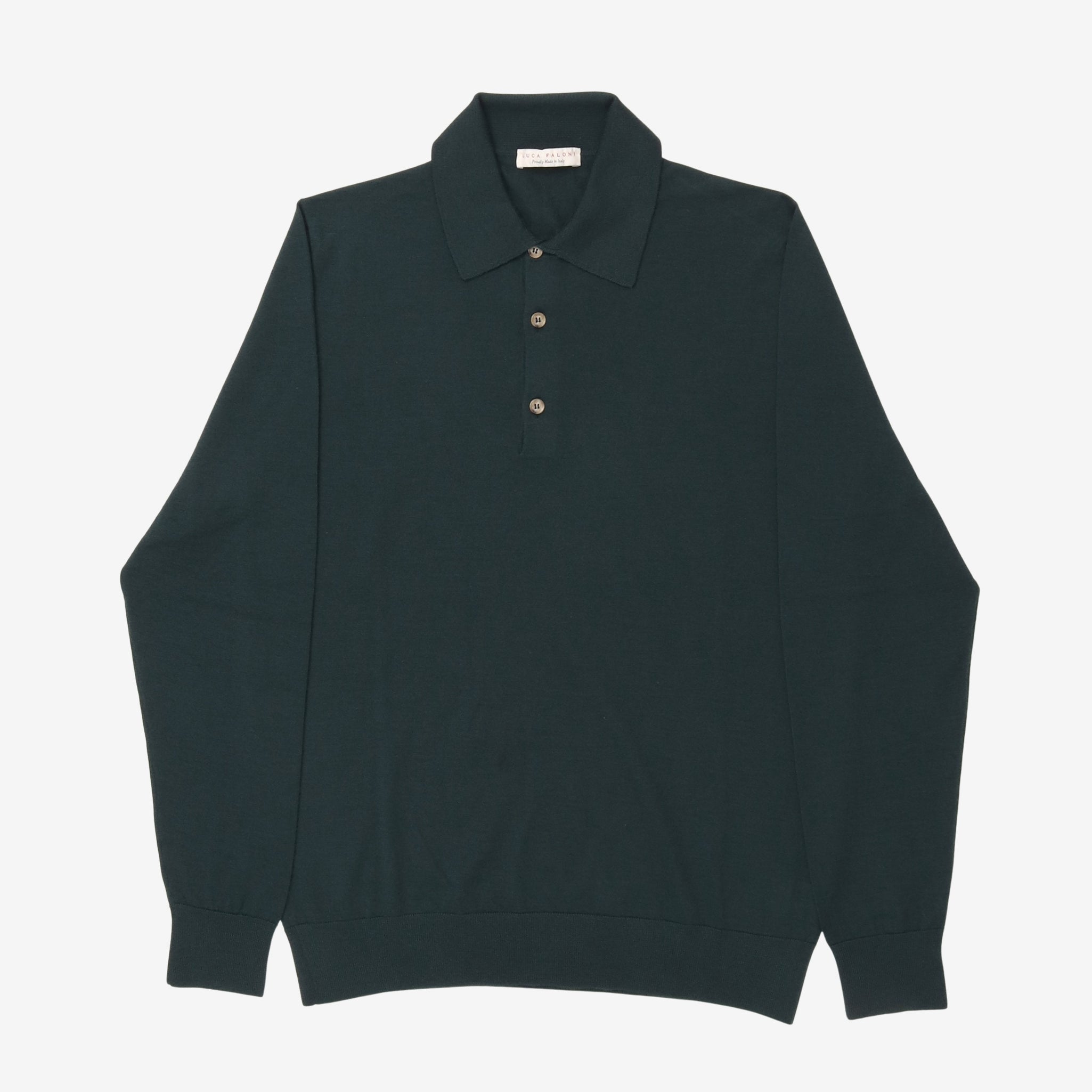 Cashmere Blend Knitted Polo