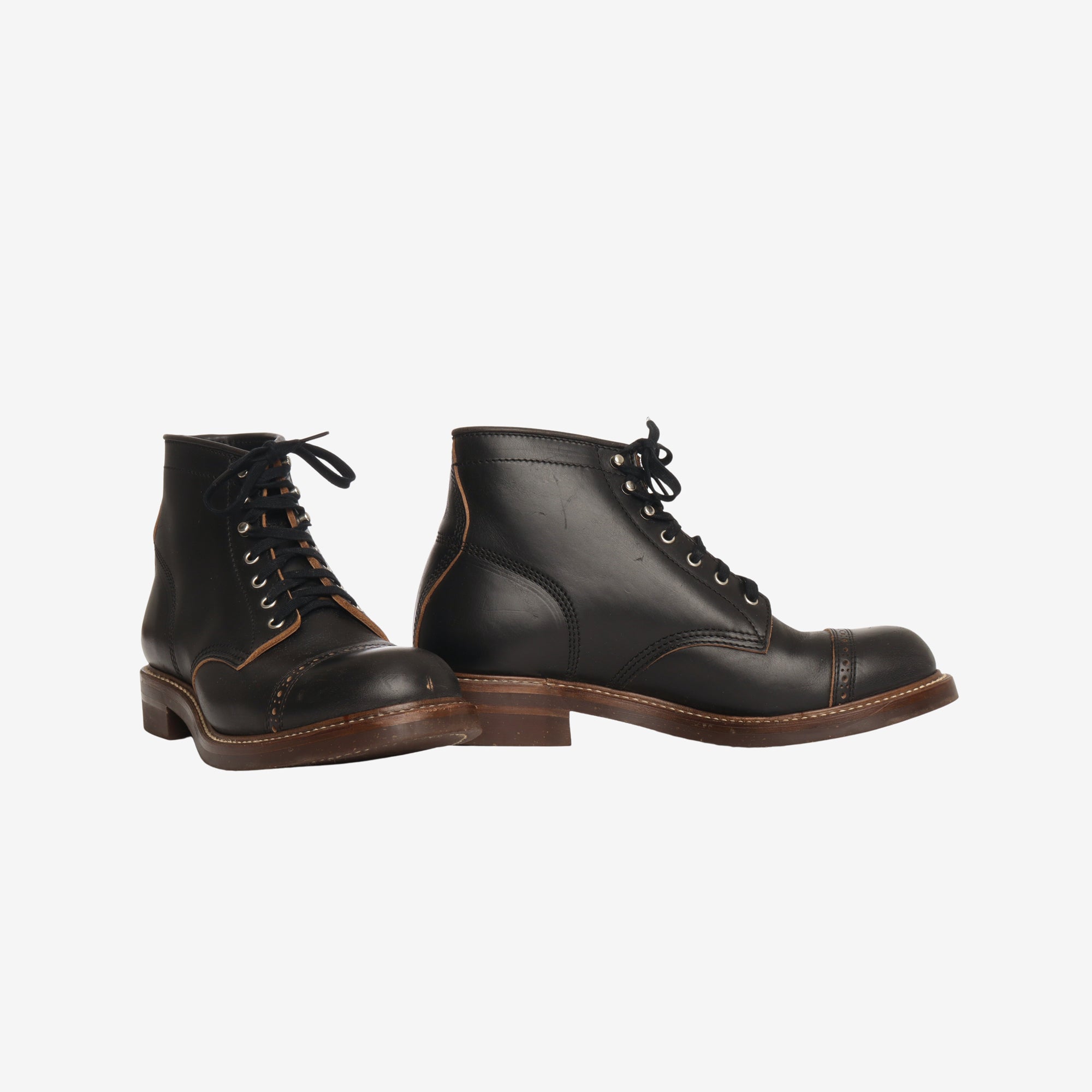 Leather Combat Boots