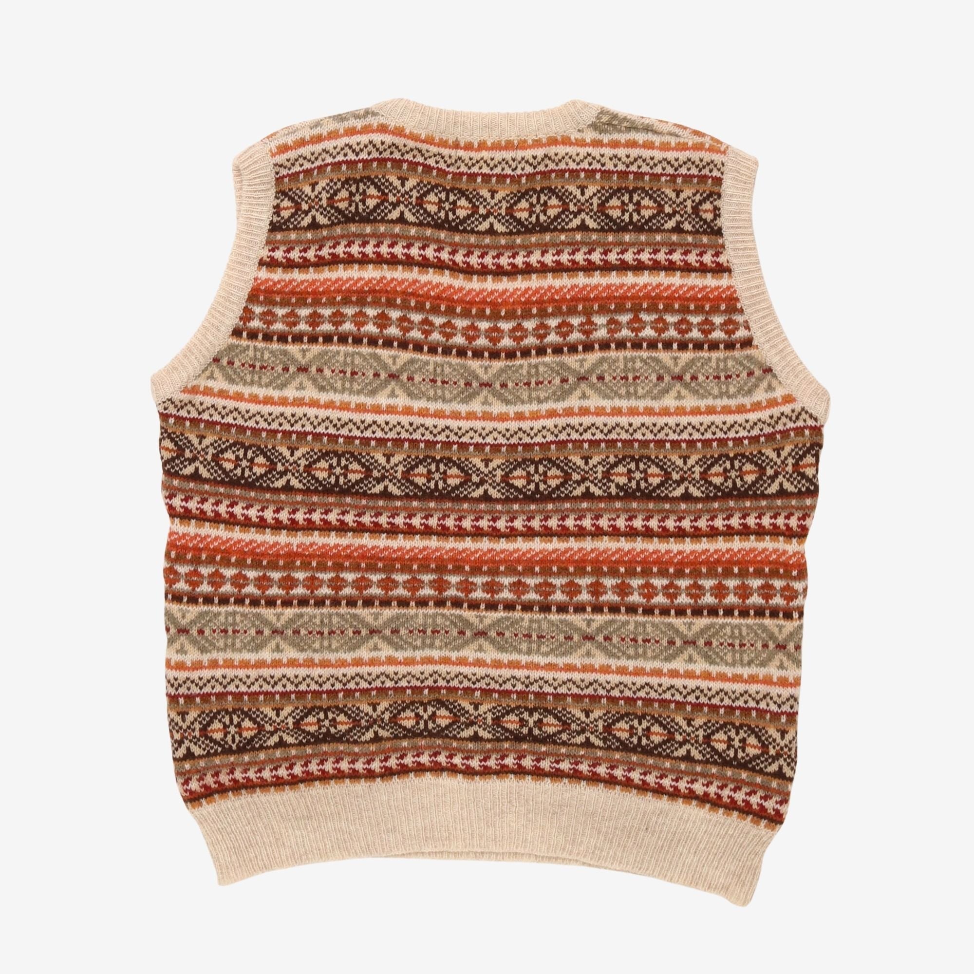 Fisherman Fairisle Slipover Vest