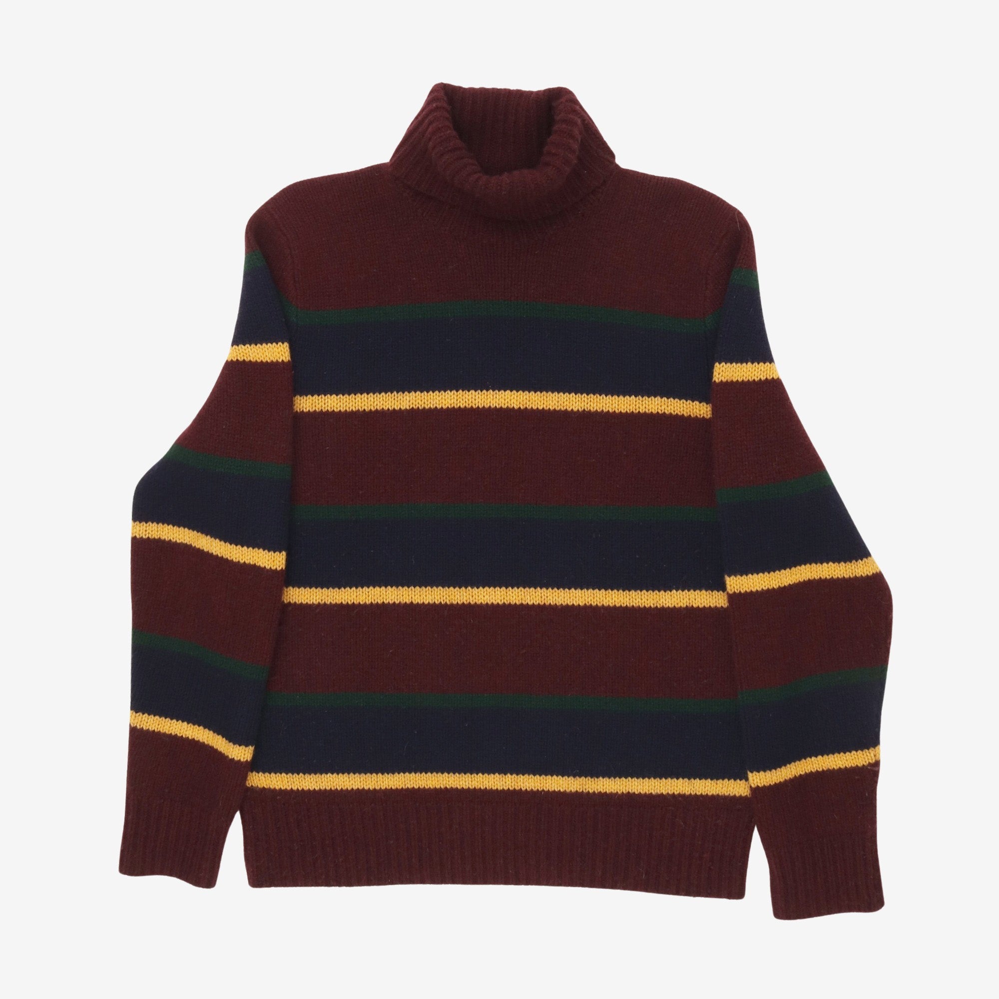 Striped Turtleneck Sweater