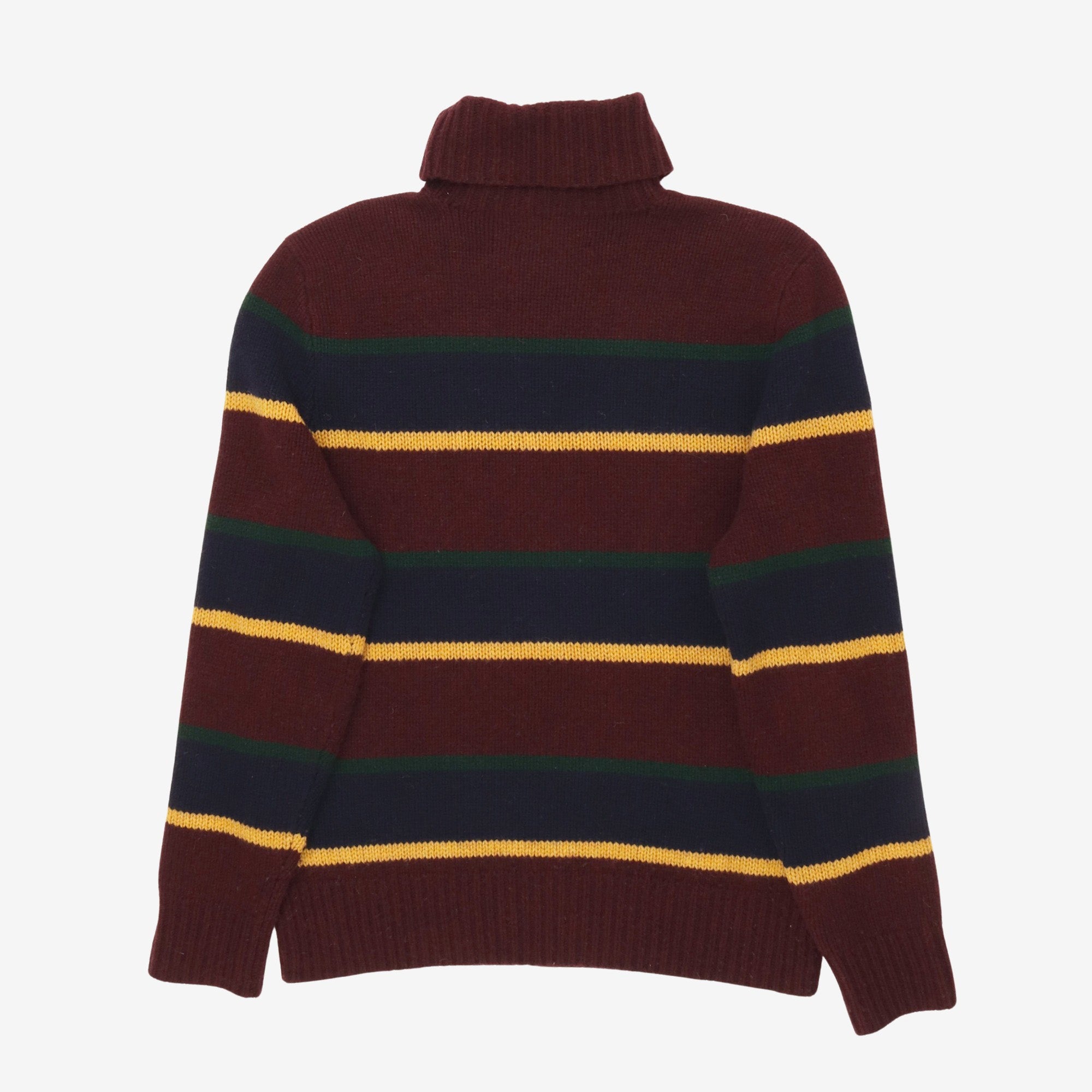 Striped Turtleneck Sweater